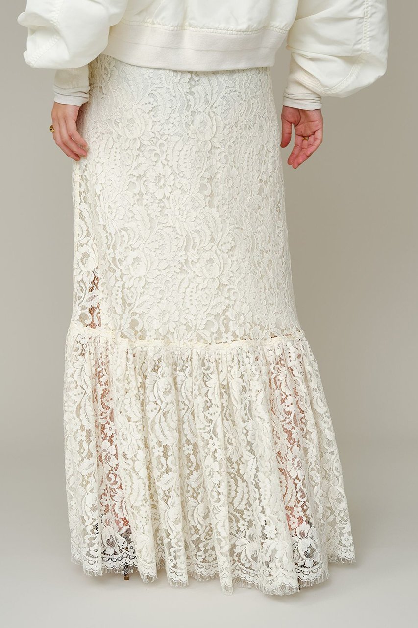 【カオス/Chaos】のソワーズレーススカート 人気、トレンドファッション・服の通販 founy(ファニー) 　ファッション　Fashion　レディースファッション　Fashion for Women　スカート　Skirts　ロングスカート　Long Skirts / Maxi & Midi Skirts　アンダー　Underwear Essentials　エレガント 上品　Elegant　春　Spring　ティアードスカート　Tiered Skirt, Flounced Skirt　レース　Lace, Lace Fabric　ロング　Long, Long-Length　S/S・春夏　SS, Spring/Summer, Warm Season　夏　Summer　2026年　2026　other-7|ID: prp329100004847106 ipo3291000000035398054