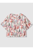 【アルアバイル/allureville】の【LOULOU WILLOUGHBY】RATTI マリーナプリント Tブラウス 人気、トレンドファッション・服の通販 founy(ファニー) ファッション Fashion レディースファッション Fashion for Women トップス・カットソー Cut & Sew Tops シャツ・ブラウス・オフィスカジュアル Elegant Blouses & Button-Ups 2026年 2026 ショート Short, Short Length スリーブ Sleeve, Long Sleeve / Short Sleeve バランス Balance, Style Balance プリント Print, Printed Pattern モチーフ Motif, Design Theme 今季 This Season, Current Season 夏 Summer 春 Spring S/S・春夏 SS, Spring/Summer, Warm Season |ID:prp329100004847109