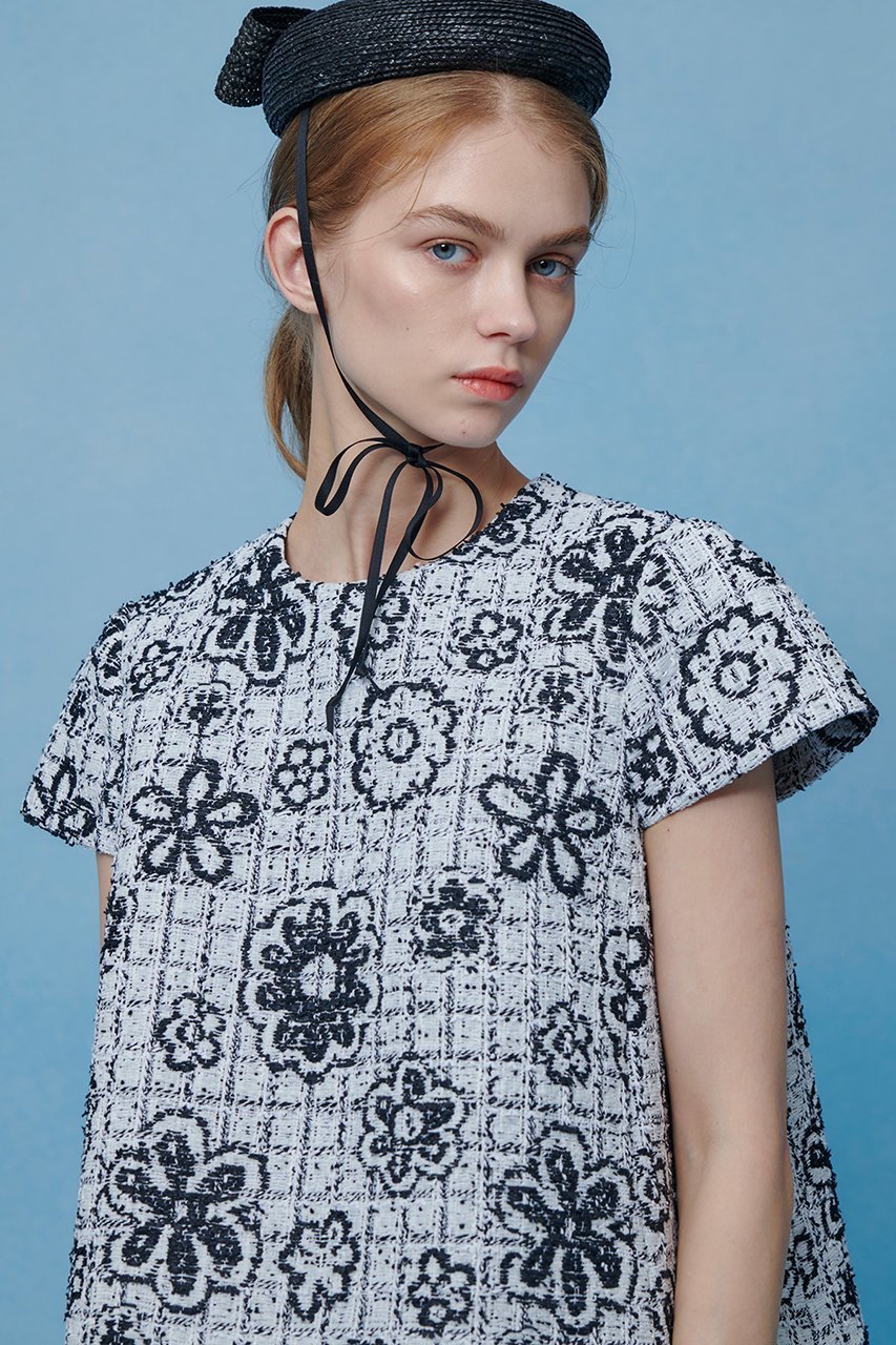 【アルアバイル/allureville】の【LOULOU WILLOUGHBY】MALHIA ツイードプルオーバー 人気、トレンドファッション・服の通販 founy(ファニー) 　ファッション　Fashion　レディースファッション　Fashion for Women　トップス・カットソー　Cut & Sew Tops　シャツ・ブラウス・オフィスカジュアル　Elegant Blouses & Button-Ups　カジュアルプルオーバー・ニットトップス　Pullovers & Knit Tops / Casual Pullovers　2026年　2026　おすすめ　Recommended / Our Picks　ショート　Short, Short Length　スリーブ　Sleeve, Long Sleeve / Short Sleeve　セットアップ　Set-Up, Coordinated Outfit　チュニック　Tunic, Long Top　ツイード　Twill, Twill Weave　フランス　France, French　ミニスカート　Mini Skirt, Short Skirt　メタル　Metal, Metal Parts　リボン　Ribbon, Bow　夏　Summer　春　Spring　S/S・春夏　SS, Spring/Summer, Warm Season　other-7|ID: prp329100004847110 ipo3291000000036142824