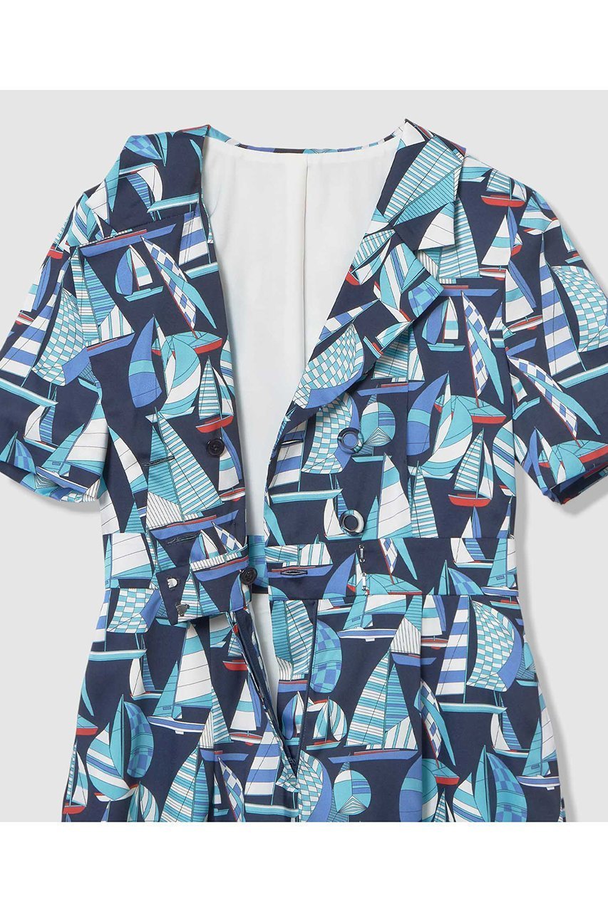 【アルアバイル/allureville】の【LOULOU WILLOUGHBY】RATTI マリーナプリントオールインワン 人気、トレンドファッション・服の通販 founy(ファニー) 　ファッション　Fashion　レディースファッション　Fashion for Women　パンツ　Pants & Trousers　フェミニン　Feminine, Girly　プリント　Print, Printed Pattern　マニッシュ　Mannish, Boyish　ロンパース　Romper, Jumpsuit　other-6|ID: prp329100004847111 ipo3291000000036952389