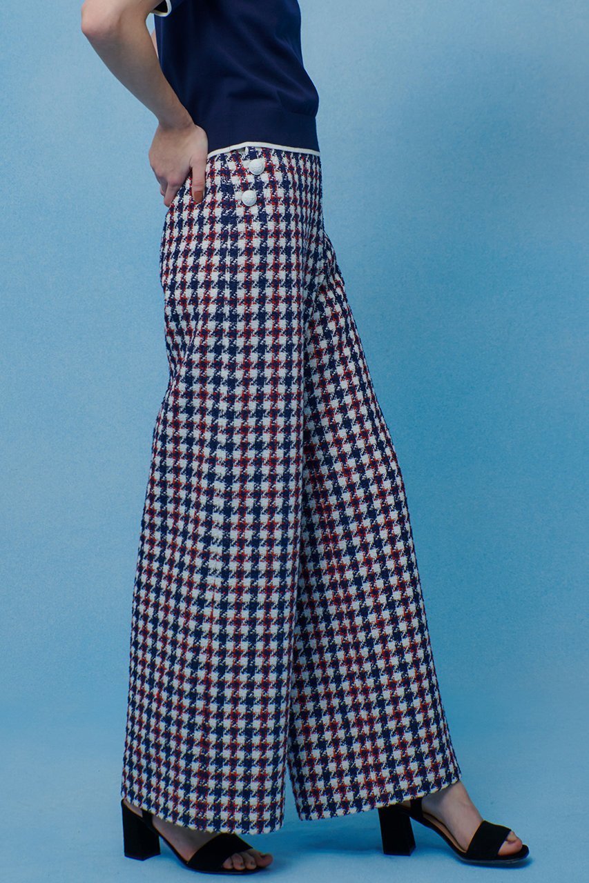 【アルアバイル/allureville】の【LOULOU WILLOUGHBY】トリコロールツイードマリンパンツ 人気、トレンドファッション・服の通販 founy(ファニー) ファッション Fashion レディースファッション Fashion for Women パンツ Pants & Trousers 2026年 2026 チェック Check, Plaid, Tartan ツイード Twill, Twill Weave フィット Fit, Slim Fit ワイド Wide, Wide Fit エレガント 上品 Elegant 夏 Summer 春 Spring S/S・春夏 SS, Spring/Summer, Warm Season other-7|ID: prp329100004847113 ipo3291000000036142843