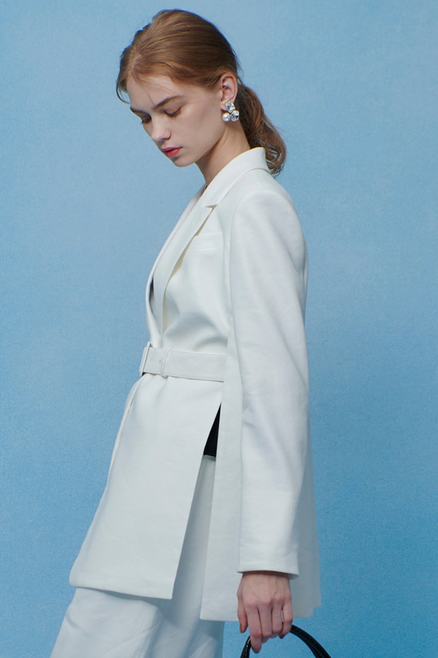 【アルアバイル/allureville】の【LOULOU WILLOUGHBY】NALYA リネンストレッチベルトジャケット 人気、トレンドファッション・服の通販 founy(ファニー) 　ファッション　Fashion　レディースファッション　Fashion for Women　アウター　Coat / Outerwear Collection　レディースジャケット・軽アウター　Jackets　ベルト&ウエストマーク　Belts & Waist Accessories　2026年　2026　ジャケット　Jacket, Outerwear　スリット　Slit, Slit Detail　ファブリック　Fabric, Textile　ロング　Long, Long-Length　夏　Summer　春　Spring　S/S・春夏　SS, Spring/Summer, Warm Season　other-5|ID: prp329100004847118 ipo3291000000035398187