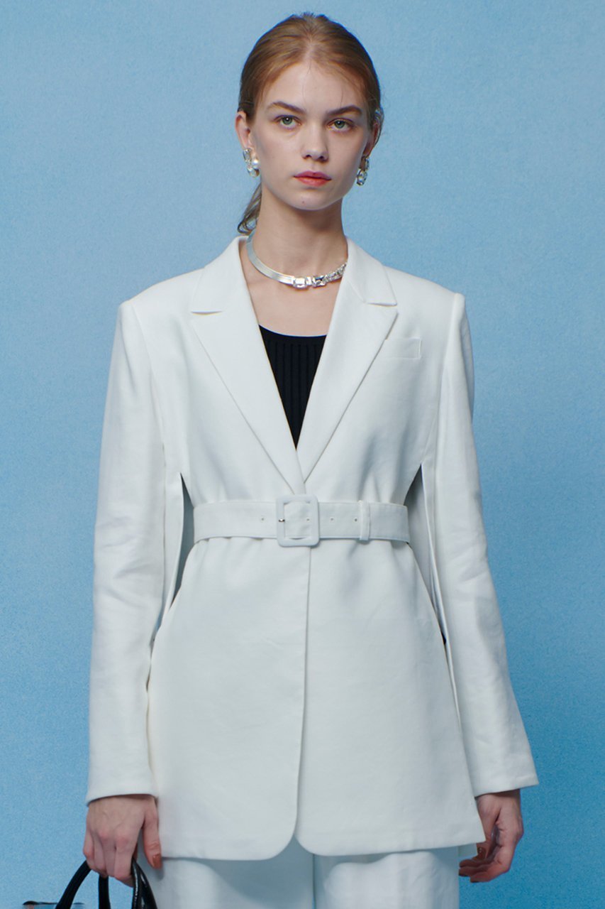 【アルアバイル/allureville】の【LOULOU WILLOUGHBY】NALYA リネンストレッチベルトジャケット 人気、トレンドファッション・服の通販 founy(ファニー) 　ファッション　Fashion　レディースファッション　Fashion for Women　アウター　Coat / Outerwear Collection　レディースジャケット・軽アウター　Jackets　ベルト&ウエストマーク　Belts & Waist Accessories　2026年　2026　ジャケット　Jacket, Outerwear　スリット　Slit, Slit Detail　ファブリック　Fabric, Textile　ロング　Long, Long-Length　夏　Summer　春　Spring　S/S・春夏　SS, Spring/Summer, Warm Season　other-7|ID: prp329100004847118 ipo3291000000035398189