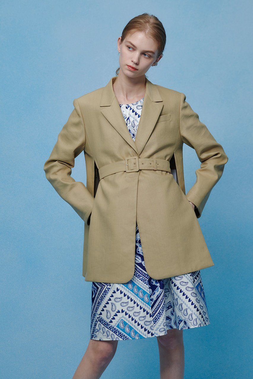 【アルアバイル/allureville】の【LOULOU WILLOUGHBY】NALYA リネンストレッチベルトジャケット 人気、トレンドファッション・服の通販 founy(ファニー) ファッション Fashion レディースファッション Fashion for Women アウター Coat / Outerwear Collection レディースジャケット・軽アウター Jackets ベルト&ウエストマーク Belts & Waist Accessories 2026年 2026 ジャケット Jacket, Outerwear スリット Slit, Slit Detail ファブリック Fabric, Textile ロング Long, Long-Length 夏 Summer 春 Spring S/S・春夏 SS, Spring/Summer, Warm Season other-6|ID: prp329100004847118 ipo3291000000035470912