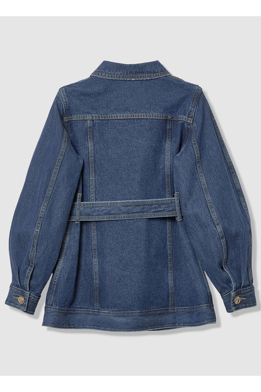 【アルアバイル/allureville】の【LOULOU WILLOUGHBY】カーブスリーブデニムジャケット 人気、トレンドファッション・服の通販 founy(ファニー) 　ファッション　Fashion　レディースファッション　Fashion for Women　アウター　Coat / Outerwear Collection　レディースジャケット・軽アウター　Jackets　デニムジャケット / カジュアルアウター　Denim Jackets　2026年　2026　アシンメトリー　Asymmetrical Style　シェイプ　Shape, Slim Fit　ジャケット　Jacket, Outerwear　スリーブ　Sleeve, Long Sleeve / Short Sleeve　デニム　Denim, Jeans Material　ポケット　Pocket, Pocket Detail　ヴィンテージ　Vintage Style　エレガント 上品　Elegant　夏　Summer　春　Spring　S/S・春夏　SS, Spring/Summer, Warm Season　other-2|ID: prp329100004847119 ipo3291000000035398193