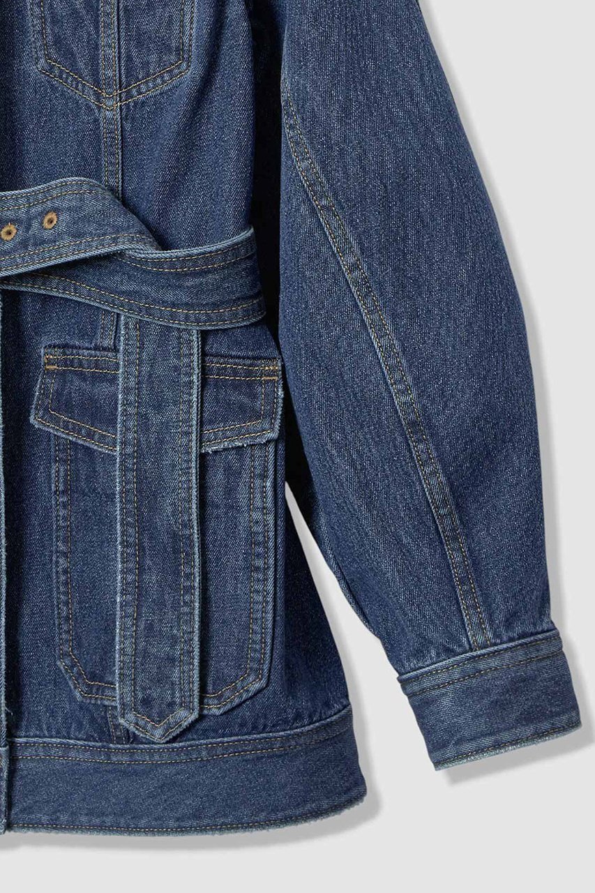 【アルアバイル/allureville】の【LOULOU WILLOUGHBY】カーブスリーブデニムジャケット 人気、トレンドファッション・服の通販 founy(ファニー) 　ファッション　Fashion　レディースファッション　Fashion for Women　アウター　Coat / Outerwear Collection　レディースジャケット・軽アウター　Jackets　デニムジャケット / カジュアルアウター　Denim Jackets　2026年　2026　アシンメトリー　Asymmetrical Style　シェイプ　Shape, Slim Fit　ジャケット　Jacket, Outerwear　スリーブ　Sleeve, Long Sleeve / Short Sleeve　デニム　Denim, Jeans Material　ポケット　Pocket, Pocket Detail　ヴィンテージ　Vintage Style　エレガント 上品　Elegant　夏　Summer　春　Spring　S/S・春夏　SS, Spring/Summer, Warm Season　other-4|ID: prp329100004847119 ipo3291000000035852138