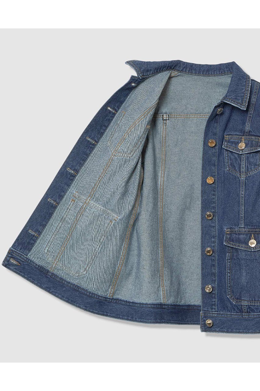 【アルアバイル/allureville】の【LOULOU WILLOUGHBY】カーブスリーブデニムジャケット 人気、トレンドファッション・服の通販 founy(ファニー) 　ファッション　Fashion　レディースファッション　Fashion for Women　アウター　Coat / Outerwear Collection　レディースジャケット・軽アウター　Jackets　デニムジャケット / カジュアルアウター　Denim Jackets　2026年　2026　アシンメトリー　Asymmetrical Style　シェイプ　Shape, Slim Fit　ジャケット　Jacket, Outerwear　スリーブ　Sleeve, Long Sleeve / Short Sleeve　デニム　Denim, Jeans Material　ポケット　Pocket, Pocket Detail　ヴィンテージ　Vintage Style　エレガント 上品　Elegant　夏　Summer　春　Spring　S/S・春夏　SS, Spring/Summer, Warm Season　other-7|ID: prp329100004847119 ipo3291000000035852145