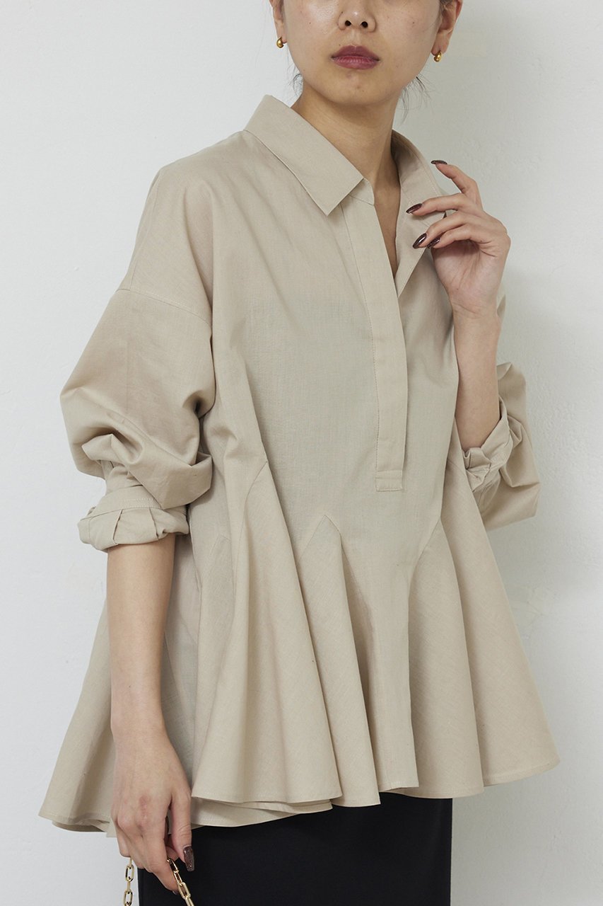 【ガリャルダガランテ/GALLARDAGALANTE】のフレアブラウス 人気、トレンドファッション・服の通販 founy(ファニー) ファッション Fashion レディースファッション Fashion for Women トップス・カットソー Cut & Sew Tops シャツ・ブラウス・オフィスカジュアル Elegant Blouses & Button-Ups 2026年 2026 スリーブ Sleeve, Long Sleeve / Short Sleeve デニム Denim, Jeans Material フレア Flare, Flared ボトム Bottoms, Lower Wear ロング Long, Long-Length エレガント 上品 Elegant 夏 Summer 春 Spring S/S・春夏 SS, Spring/Summer, Warm Season other-5|ID: prp329100004847121 ipo3291000000035398231