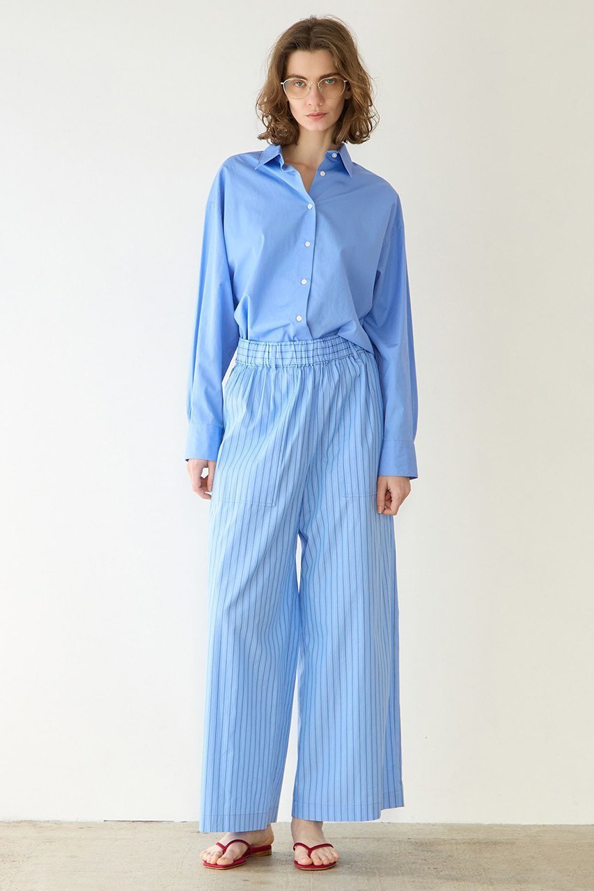 【マルティニーク/martinique】のウェザークロス/ストライプパジャマパンツ(セットアップ可) 人気、トレンドファッション・服の通販 founy(ファニー) 　ファッション　Fashion　レディースファッション　Fashion for Women　セットアップ　Matching Sets　レディースパンツ・ボトムス　Pants & Trousers / Bottoms　パンツ　Pants & Trousers　2026年　2026　おすすめ　Recommended / Our Picks　なめらか　Smooth, Silky Texture　ストライプ　Stripe, Striped Pattern　ストレート　Straight, Straight Cut　セットアップ　Set-Up, Coordinated Outfit　パジャマ　Pajamas, Sleepwear　ボトム　Bottoms, Lower Wear　ポケット　Pocket, Pocket Detail　夏　Summer　春　Spring　S/S・春夏　SS, Spring/Summer, Warm Season　other-6|ID: prp329100004847129 ipo3291000000035398302