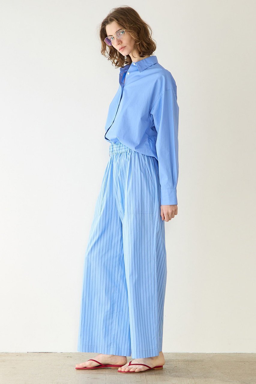 【マルティニーク/martinique】のウェザークロス/ストライプパジャマパンツ(セットアップ可) 人気、トレンドファッション・服の通販 founy(ファニー) 　ファッション　Fashion　レディースファッション　Fashion for Women　セットアップ　Matching Sets　レディースパンツ・ボトムス　Pants & Trousers / Bottoms　パンツ　Pants & Trousers　2026年　2026　おすすめ　Recommended / Our Picks　なめらか　Smooth, Silky Texture　ストライプ　Stripe, Striped Pattern　ストレート　Straight, Straight Cut　セットアップ　Set-Up, Coordinated Outfit　パジャマ　Pajamas, Sleepwear　ボトム　Bottoms, Lower Wear　ポケット　Pocket, Pocket Detail　夏　Summer　春　Spring　S/S・春夏　SS, Spring/Summer, Warm Season　other-7|ID: prp329100004847129 ipo3291000000035398303