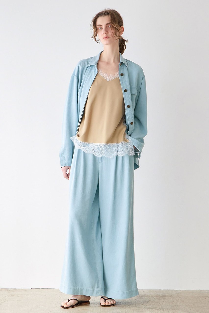 【マルティニーク/martinique】のマットヴィンテージタックワイドパンツ 人気、トレンドファッション・服の通販 founy(ファニー) 　ファッション　Fashion　レディースファッション　Fashion for Women　パンツ　Pants & Trousers　2026年　2026　おすすめ　Recommended / Our Picks　カットソー　Cut and Sewn Top　コンパクト　Compact, Small Size　ジャケット　Jacket, Outerwear　リラックス　Relax, Relaxed Fit　ワイド　Wide, Wide Fit　ヴィンテージ　Vintage Style　夏　Summer　春　Spring　S/S・春夏　SS, Spring/Summer, Warm Season　other-3|ID: prp329100004847130 ipo3291000000035470932