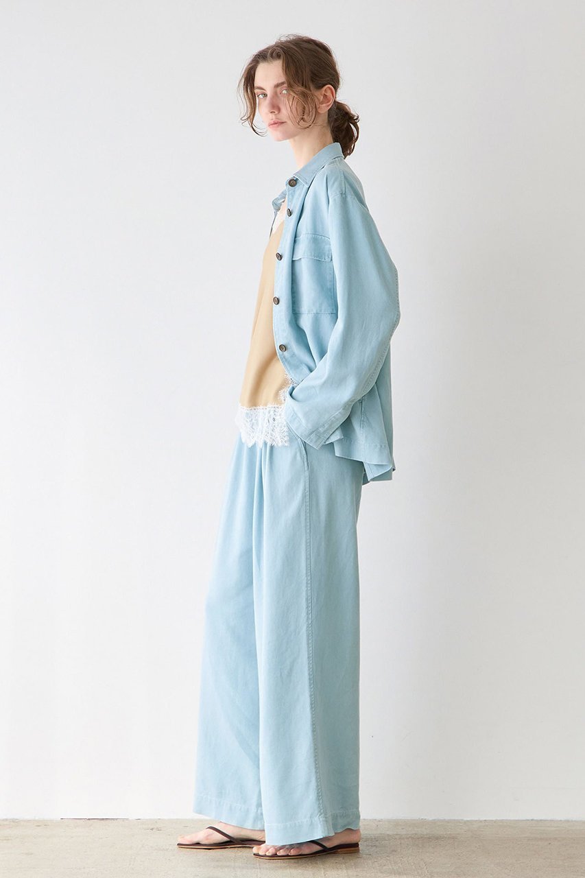 【マルティニーク/martinique】のマットヴィンテージタックワイドパンツ 人気、トレンドファッション・服の通販 founy(ファニー) 　ファッション　Fashion　レディースファッション　Fashion for Women　パンツ　Pants & Trousers　2026年　2026　おすすめ　Recommended / Our Picks　カットソー　Cut and Sewn Top　コンパクト　Compact, Small Size　ジャケット　Jacket, Outerwear　リラックス　Relax, Relaxed Fit　ワイド　Wide, Wide Fit　ヴィンテージ　Vintage Style　夏　Summer　春　Spring　S/S・春夏　SS, Spring/Summer, Warm Season　other-4|ID: prp329100004847130 ipo3291000000035470933