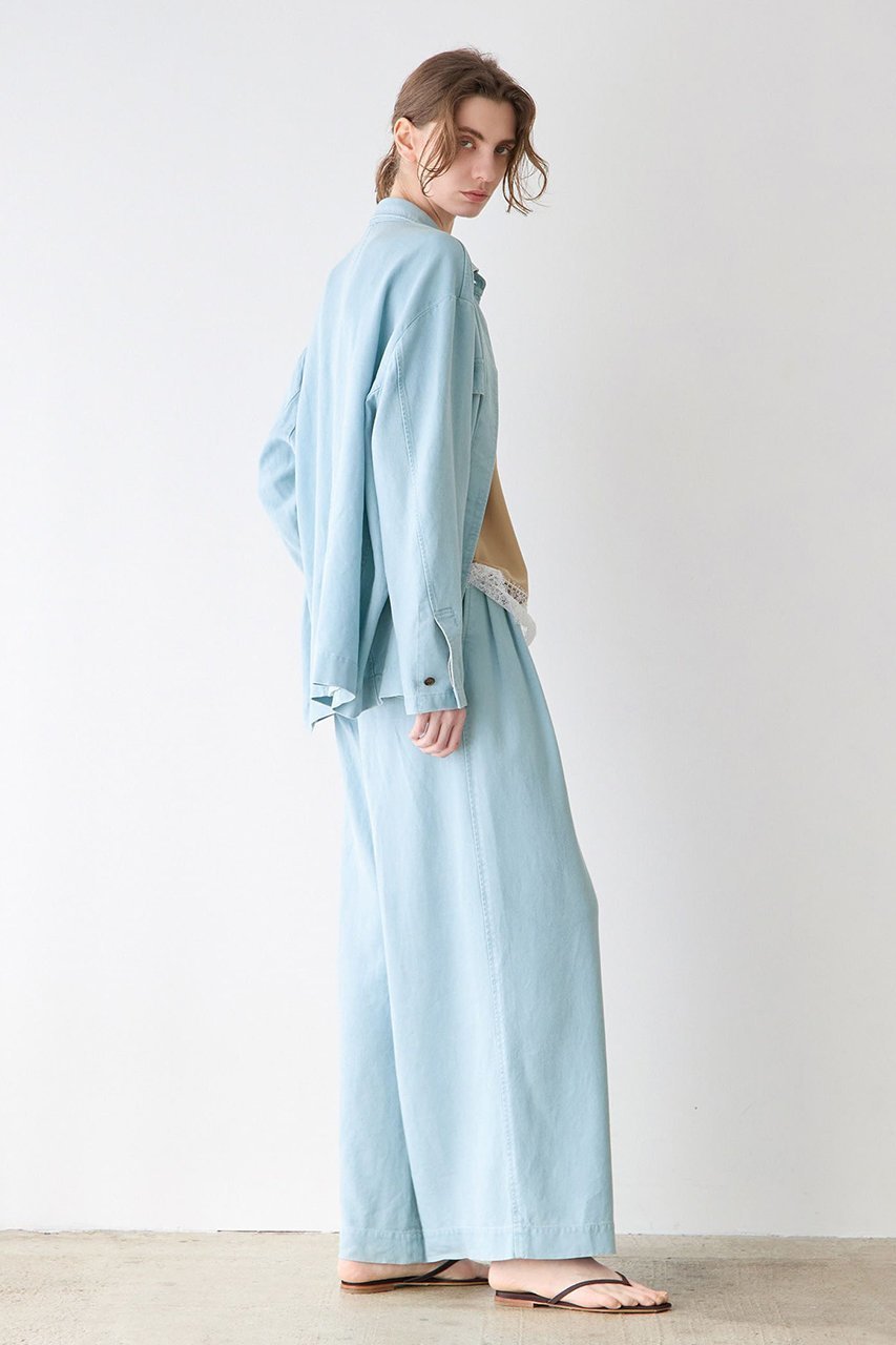 【マルティニーク/martinique】のマットヴィンテージタックワイドパンツ 人気、トレンドファッション・服の通販 founy(ファニー) 　ファッション　Fashion　レディースファッション　Fashion for Women　パンツ　Pants & Trousers　2026年　2026　おすすめ　Recommended / Our Picks　カットソー　Cut and Sewn Top　コンパクト　Compact, Small Size　ジャケット　Jacket, Outerwear　リラックス　Relax, Relaxed Fit　ワイド　Wide, Wide Fit　ヴィンテージ　Vintage Style　夏　Summer　春　Spring　S/S・春夏　SS, Spring/Summer, Warm Season　other-5|ID: prp329100004847130 ipo3291000000035470934