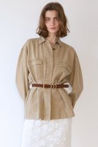 【マルティニーク/martinique】のマットヴィンテージシャツブルゾン ベージュ|ID: prp329100004847131 ipo3291000000035398315