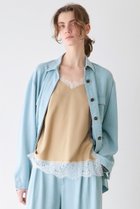 【マルティニーク/martinique】のマットヴィンテージシャツブルゾン サックス|ID: prp329100004847131 ipo3291000000035398316