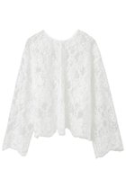【マルティニーク/martinique】のレース2WAYブラウス 人気、トレンドファッション・服の通販 founy(ファニー) ファッション Fashion レディースファッション Fashion for Women トップス・カットソー Cut & Sew Tops シャツ・ブラウス・オフィスカジュアル Elegant Blouses & Button-Ups 2026年 2026 おすすめ Recommended / Our Picks ギャザー Gathered, Ruffled スカラップ Scallop, Scalloped Edge スリーブ Sleeve, Long Sleeve / Short Sleeve デニム Denim, Jeans Material フロント Front, Front Design レース Lace, Lace Fabric ロング Long, Long-Length ワイド Wide, Wide Fit エレガント 上品 Elegant 夏 Summer 春 Spring S/S・春夏 SS, Spring/Summer, Warm Season 羽織 Haori, Light Jacket thumbnail ホワイト|ID: prp329100004847134 ipo3291000000035638172