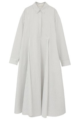 【マルティニーク/martinique】のフレアラインシャツワンピース 人気、トレンドファッション・服の通販 founy(ファニー) ファッション Fashion レディースファッション Fashion for Women ワンピース Dresses シャツワンピース / 1枚で着映えコーデ Shirt Dresses チュニック Tunic Tops & Dresses おすすめ Recommended / Our Picks ストライプ Stripe, Striped Pattern スリーブ Sleeve, Long Sleeve / Short Sleeve チュニック Tunic, Long Top フレア Flare, Flared ロング Long, Long-Length 再入荷 Restock / Back in Stock |ID:prp329100004847136