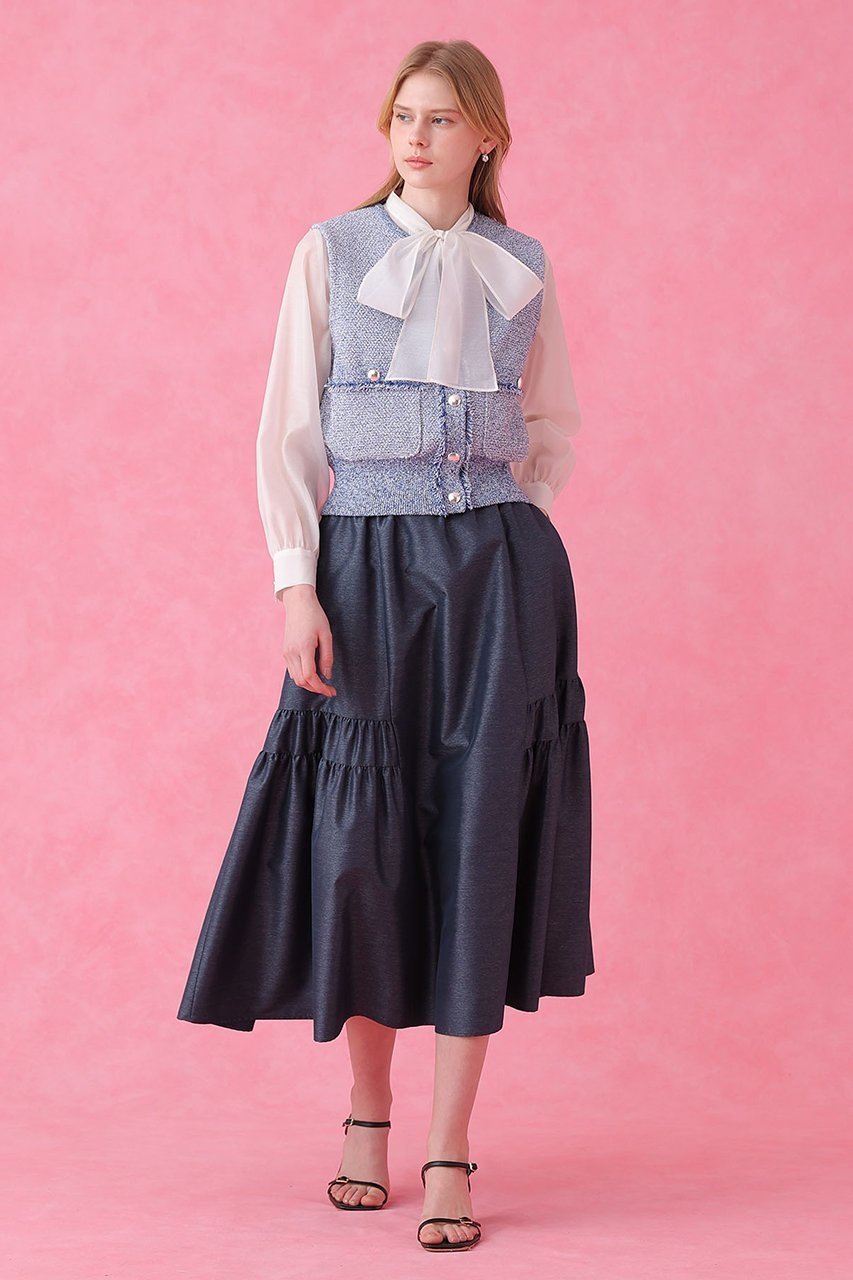 【アナイ/ANAYI】のミックスツイードジレ 人気、トレンドファッション・服の通販 founy(ファニー) ファッション Fashion レディースファッション Fashion for Women アウター Coat / Outerwear Collection レディースジャケット・軽アウター Jackets 2026年 2026 ジャケット Jacket, Outerwear ツイード Twill, Twill Weave フリンジ Fringe, Tassel ブルゾン Blouson, Bomber Jacket ベスト Vest, Waistcoat ポケット Pocket, Pocket Detail ミックス Mix, Mixed Style ワイド Wide, Wide Fit 夏 Summer 春 Spring S/S・春夏 SS, Spring/Summer, Warm Season other-8|ID: prp329100004847137 ipo3291000000036142920