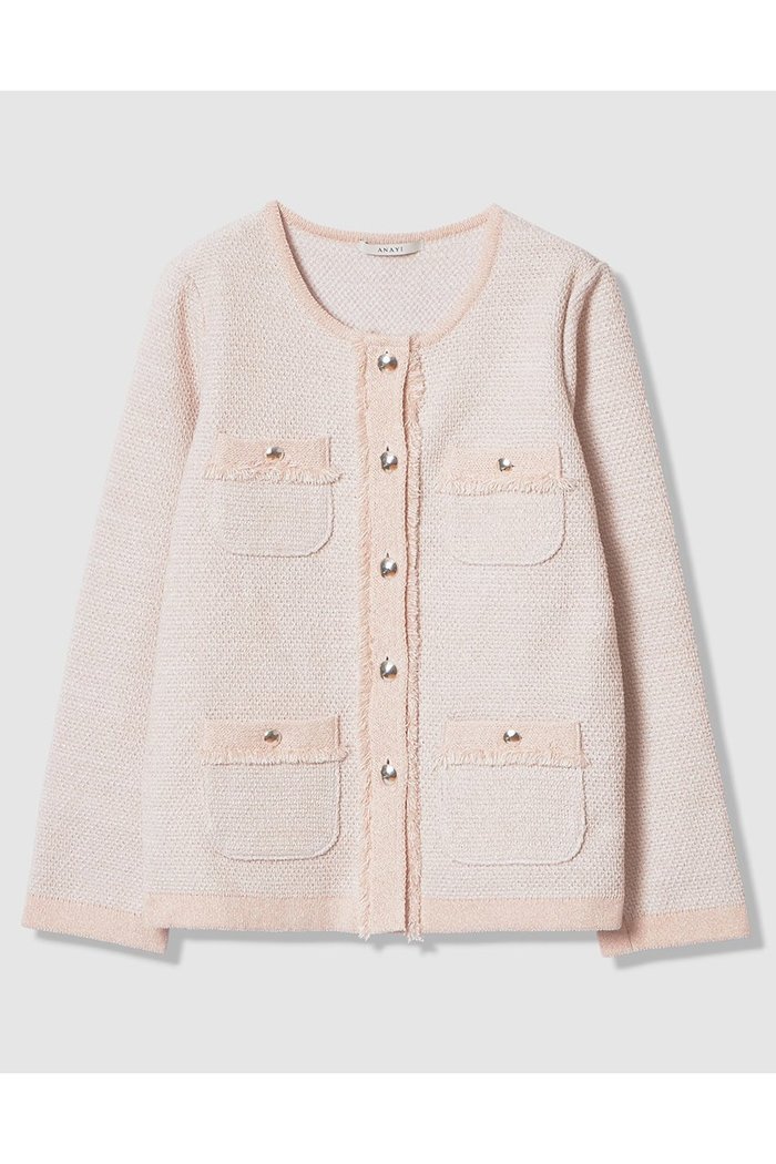 【アナイ/ANAYI】のミックスツイード ジャケットカーディガン インテリア・キッズ・メンズ・レディースファッション・服の通販 founy(ファニー) https://founy.com/ ファッション Fashion レディースファッション Fashion for Women アウター Coat / Outerwear Collection 2026年 2026 カーディガン Cardigan, Knitwear ジャケット Jacket, Outerwear ツイード Twill, Twill Weave フリンジ Fringe, Tassel ポケット Pocket, Pocket Detail ミックス Mix, Mixed Style エレガント 上品 Elegant 夏 Summer 春 Spring S/S・春夏 SS, Spring/Summer, Warm Season |ID: prp329100004847138 ipo3291000000035398367