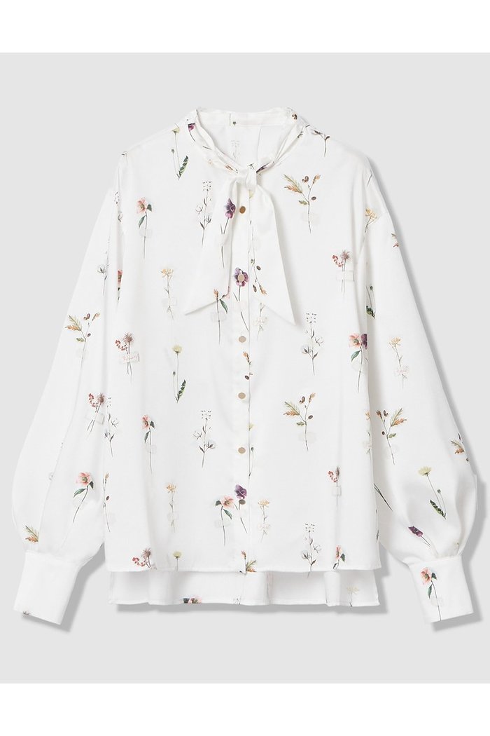 【アナイ/ANAYI】のボタニカルサテンプリントスカーフタイ ブラウス インテリア・キッズ・メンズ・レディースファッション・服の通販 founy(ファニー) https://founy.com/ ファッション Fashion レディースファッション Fashion for Women トップス・カットソー Cut & Sew Tops シャツ・ブラウス・オフィスカジュアル Elegant Blouses & Button-Ups 2026年 2026 ショルダー Shoulder, Shoulder Strap シンプル Simple, Minimal スカーフ Scarf, Neckwear スタンド Stand Collar, Upright Stand スリーブ Sleeve, Long Sleeve / Short Sleeve ドロップ Drop Shoulder, Dropped Style プリント Print, Printed Pattern ボタニカル Botanical, Floral Pattern モチーフ Motif, Design Theme リラックス Relax, Relaxed Fit ロング Long, Long-Length 夏 Summer 春 Spring S/S・春夏 SS, Spring/Summer, Warm Season |ID: prp329100004847140 ipo3291000000035398386