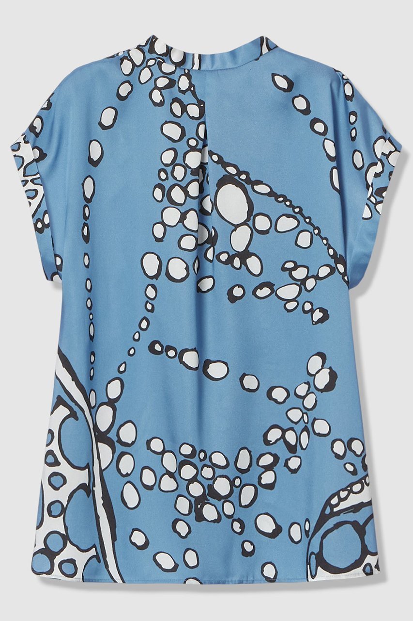 【アナイ/ANAYI】の【セットアップ対象商品】パールドットプリントノースリーブブラウス 人気、トレンドファッション・服の通販 founy(ファニー) 　ファッション　Fashion　レディースファッション　Fashion for Women　トップス・カットソー　Cut & Sew Tops　キャミソール&ノースリーブ　Camisoles & Sleeveless Tops　シャツ・ブラウス・オフィスカジュアル　Elegant Blouses & Button-Ups　2026年　2026　おすすめ　Recommended / Our Picks　イタリア　Italy　スリット　Slit, Slit Detail　セットアップ　Set-Up, Coordinated Outfit　ドロップ　Drop Shoulder, Dropped Style　ノースリーブ　Sleeveless, No-Sleeve　パール　Pearl, Pearl Accent　フロント　Front, Front Design　エレガント 上品　Elegant　夏　Summer　春　Spring　S/S・春夏　SS, Spring/Summer, Warm Season　other-2|ID: prp329100004847141 ipo3291000000035398398