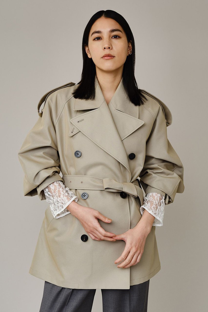 【カオス/Chaos】のルートントレンチコート 人気、トレンドファッション・服の通販 founy(ファニー) ファッション Fashion レディースファッション Fashion for Women アウター Coat / Outerwear Collection コート・ロングコート・ピーコート Long Coats, Peacoats & More トレンチコート / 春秋の定番アウター Trench Coats アクリル Acrylic Material 春 Spring コンパクト Compact, Small Size コーティング Coating, Coated Finish シャンブレー Chambray, Denim-Like Fabric ショート Short, Short Length ツイル Twist, Twisted Detail トレンチ Trench, Trench Coat フィット Fit, Slim Fit 防寒 Cold Protection, Winter-Ready ロング Long, Long-Length S/S・春夏 SS, Spring/Summer, Warm Season 夏 Summer 2026年 2026 other-2|ID: prp329100004847143 ipo3291000000035398415