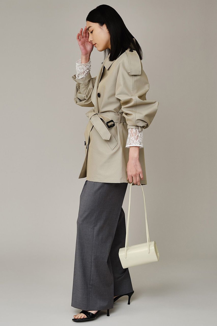 【カオス/Chaos】のルートントレンチコート 人気、トレンドファッション・服の通販 founy(ファニー) 　ファッション　Fashion　レディースファッション　Fashion for Women　アウター　Coat / Outerwear Collection　コート・ロングコート・ピーコート　Long Coats, Peacoats & More　トレンチコート / 春秋の定番アウター　Trench Coats　アクリル　Acrylic Material　春　Spring　コンパクト　Compact, Small Size　コーティング　Coating, Coated Finish　シャンブレー　Chambray, Denim-Like Fabric　ショート　Short, Short Length　ツイル　Twist, Twisted Detail　トレンチ　Trench, Trench Coat　フィット　Fit, Slim Fit　防寒　Cold Protection, Winter-Ready　ロング　Long, Long-Length　S/S・春夏　SS, Spring/Summer, Warm Season　夏　Summer　2026年　2026　other-5|ID: prp329100004847143 ipo3291000000035852306