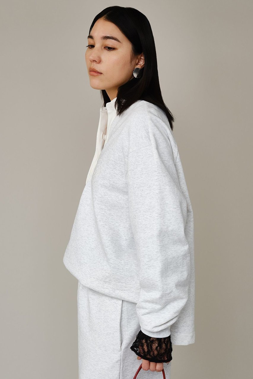 【カオス/Chaos】の【WHY NOT NOW】クラヴスキッパープルオーバー 人気、トレンドファッション・服の通販 founy(ファニー) 　ファッション　Fashion　レディースファッション　Fashion for Women　トップス・カットソー　Cut & Sew Tops　シャツ・ブラウス・オフィスカジュアル　Elegant Blouses & Button-Ups　ロングTシャツ・Tシャツ　Longline T-Shirts & Tees　カジュアルプルオーバー・ニットトップス　Pullovers & Knit Tops / Casual Pullovers　カットソー・ベーシックTシャツ　Cut-and-Sewn Tops / Stretch Tees & Basics　春　Spring　スキッパー　Skipper, Open Collar　スリーブ　Sleeve, Long Sleeve / Short Sleeve　フォルム　Silhouette, Form　モダン　Modern, Contemporary　ループ　Loop, Loop Knit　ロング　Long, Long-Length　S/S・春夏　SS, Spring/Summer, Warm Season　夏　Summer　2026年　2026　other-7|ID: prp329100004847147 ipo3291000000035398458