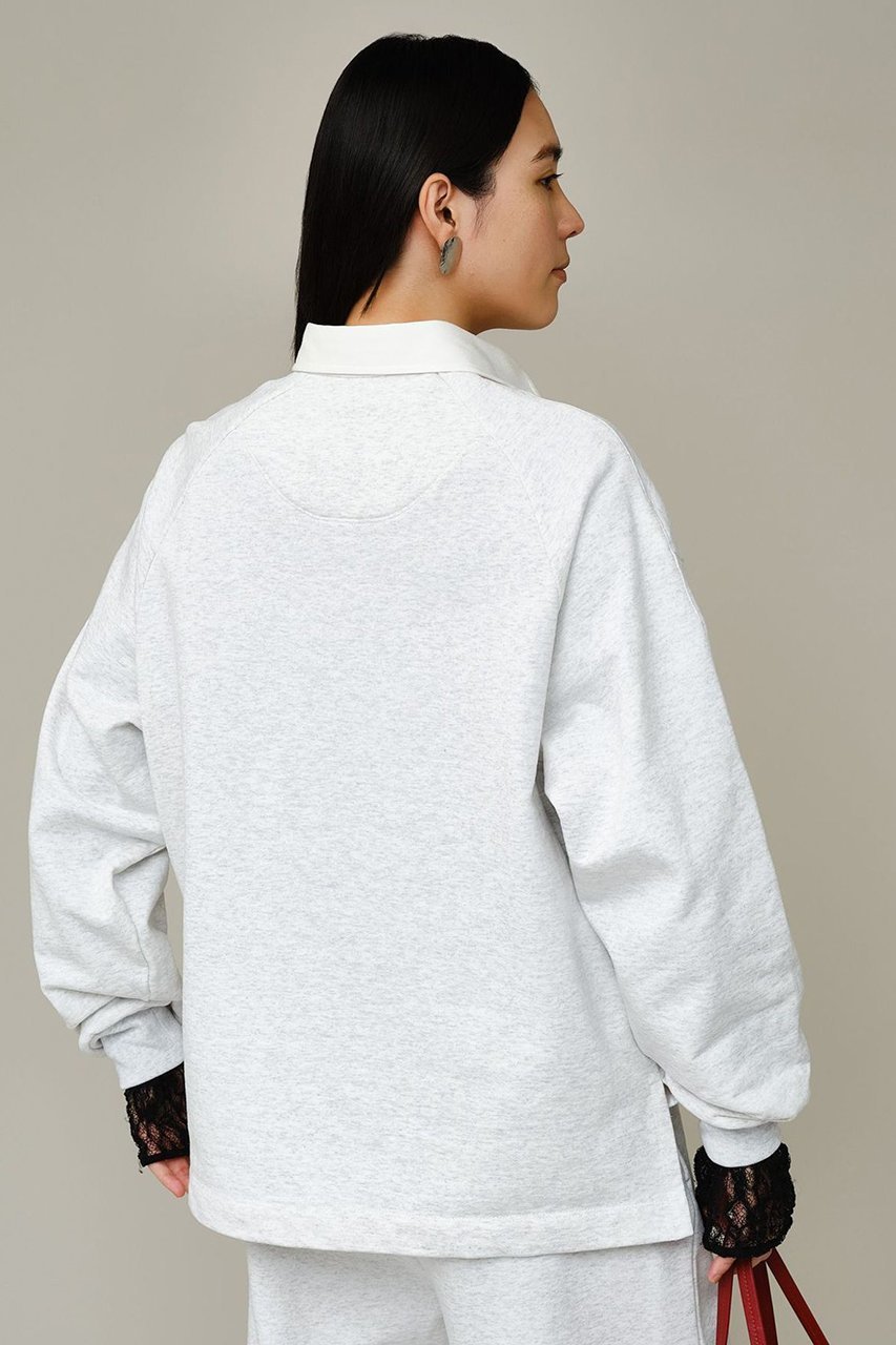 【カオス/Chaos】の【WHY NOT NOW】クラヴスキッパープルオーバー 人気、トレンドファッション・服の通販 founy(ファニー) 　ファッション　Fashion　レディースファッション　Fashion for Women　トップス・カットソー　Cut & Sew Tops　シャツ・ブラウス・オフィスカジュアル　Elegant Blouses & Button-Ups　ロングTシャツ・Tシャツ　Longline T-Shirts & Tees　カジュアルプルオーバー・ニットトップス　Pullovers & Knit Tops / Casual Pullovers　カットソー・ベーシックTシャツ　Cut-and-Sewn Tops / Stretch Tees & Basics　春　Spring　スキッパー　Skipper, Open Collar　スリーブ　Sleeve, Long Sleeve / Short Sleeve　フォルム　Silhouette, Form　モダン　Modern, Contemporary　ループ　Loop, Loop Knit　ロング　Long, Long-Length　S/S・春夏　SS, Spring/Summer, Warm Season　夏　Summer　2026年　2026　other-8|ID: prp329100004847147 ipo3291000000035398459