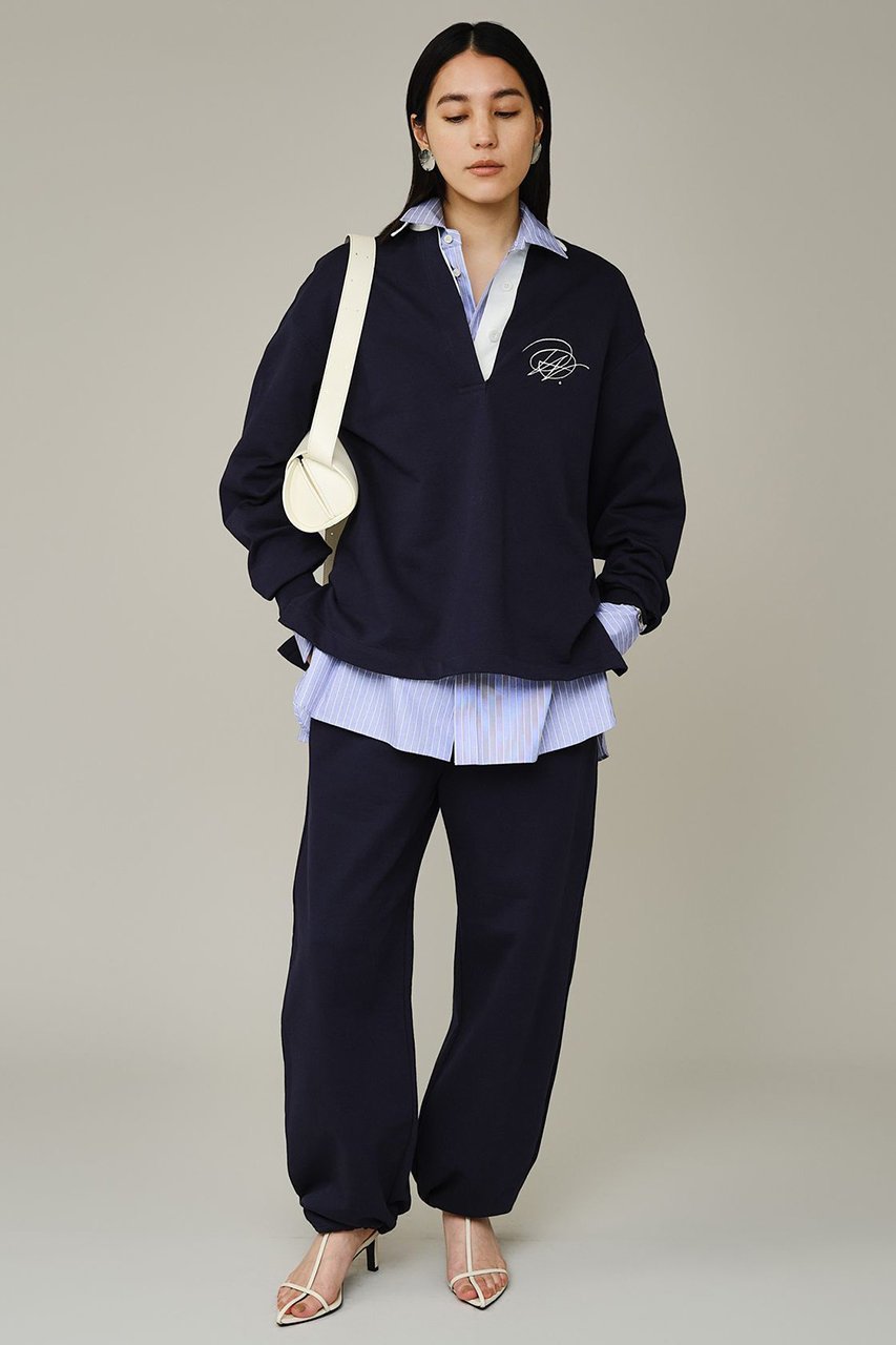 【カオス/Chaos】の【WHY NOT NOW】クラヴスキッパープルオーバー 人気、トレンドファッション・服の通販 founy(ファニー) 　ファッション　Fashion　レディースファッション　Fashion for Women　トップス・カットソー　Cut & Sew Tops　シャツ・ブラウス・オフィスカジュアル　Elegant Blouses & Button-Ups　ロングTシャツ・Tシャツ　Longline T-Shirts & Tees　カジュアルプルオーバー・ニットトップス　Pullovers & Knit Tops / Casual Pullovers　カットソー・ベーシックTシャツ　Cut-and-Sewn Tops / Stretch Tees & Basics　春　Spring　スキッパー　Skipper, Open Collar　スリーブ　Sleeve, Long Sleeve / Short Sleeve　フォルム　Silhouette, Form　モダン　Modern, Contemporary　ループ　Loop, Loop Knit　ロング　Long, Long-Length　S/S・春夏　SS, Spring/Summer, Warm Season　夏　Summer　2026年　2026　other-2|ID: prp329100004847147 ipo3291000000035852376