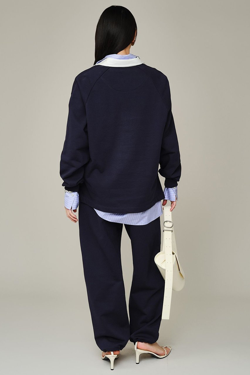 【カオス/Chaos】の【WHY NOT NOW】クラヴスキッパープルオーバー 人気、トレンドファッション・服の通販 founy(ファニー) 　ファッション　Fashion　レディースファッション　Fashion for Women　トップス・カットソー　Cut & Sew Tops　シャツ・ブラウス・オフィスカジュアル　Elegant Blouses & Button-Ups　ロングTシャツ・Tシャツ　Longline T-Shirts & Tees　カジュアルプルオーバー・ニットトップス　Pullovers & Knit Tops / Casual Pullovers　カットソー・ベーシックTシャツ　Cut-and-Sewn Tops / Stretch Tees & Basics　春　Spring　スキッパー　Skipper, Open Collar　スリーブ　Sleeve, Long Sleeve / Short Sleeve　フォルム　Silhouette, Form　モダン　Modern, Contemporary　ループ　Loop, Loop Knit　ロング　Long, Long-Length　S/S・春夏　SS, Spring/Summer, Warm Season　夏　Summer　2026年　2026　other-5|ID: prp329100004847147 ipo3291000000035852384