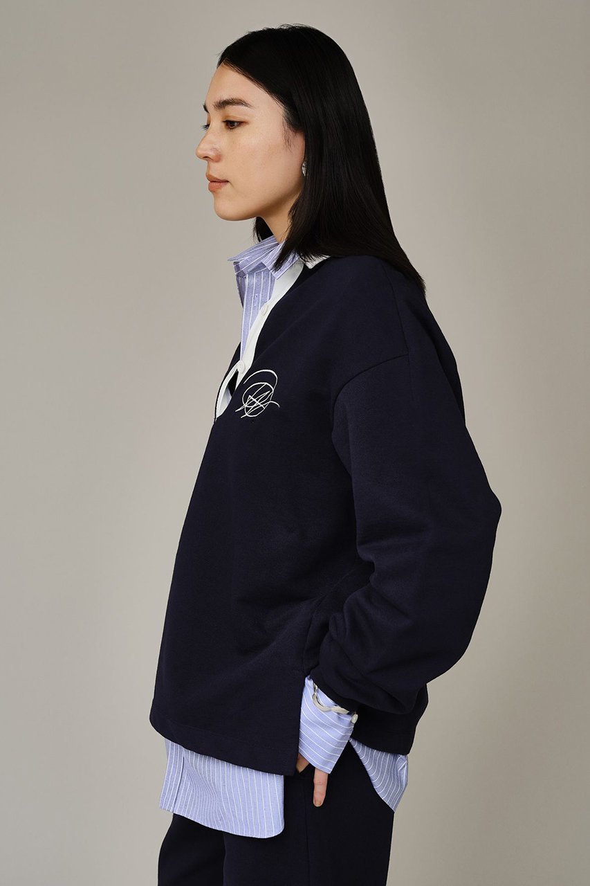 【カオス/Chaos】の【WHY NOT NOW】クラヴスキッパープルオーバー 人気、トレンドファッション・服の通販 founy(ファニー) 　ファッション　Fashion　レディースファッション　Fashion for Women　トップス・カットソー　Cut & Sew Tops　シャツ・ブラウス・オフィスカジュアル　Elegant Blouses & Button-Ups　ロングTシャツ・Tシャツ　Longline T-Shirts & Tees　カジュアルプルオーバー・ニットトップス　Pullovers & Knit Tops / Casual Pullovers　カットソー・ベーシックTシャツ　Cut-and-Sewn Tops / Stretch Tees & Basics　春　Spring　スキッパー　Skipper, Open Collar　スリーブ　Sleeve, Long Sleeve / Short Sleeve　フォルム　Silhouette, Form　モダン　Modern, Contemporary　ループ　Loop, Loop Knit　ロング　Long, Long-Length　S/S・春夏　SS, Spring/Summer, Warm Season　夏　Summer　2026年　2026　other-7|ID: prp329100004847147 ipo3291000000035852390