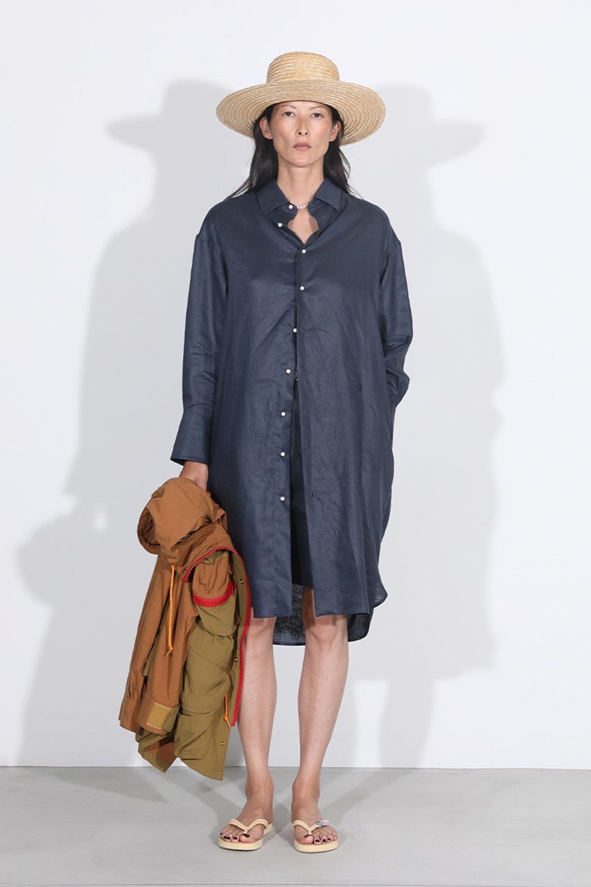 【マディソンブルー/MADISONBLUE】のOVERSIZED SPLIT TUCK OP LINEN リネンオーバーサイズタックワンピース 人気、トレンドファッション・服の通販 founy(ファニー) 　ファッション　Fashion　レディースファッション　Fashion for Women　ワンピース　Dresses　チュニック　Tunic Tops & Dresses　チュニック　Tunic, Long Top　リネン　Linen, Linen Fabric　新作・新入荷　New Arrivals / New In　羽織　Haori, Light Jacket　other-6|ID: prp329100004847232 ipo3291000000035403961