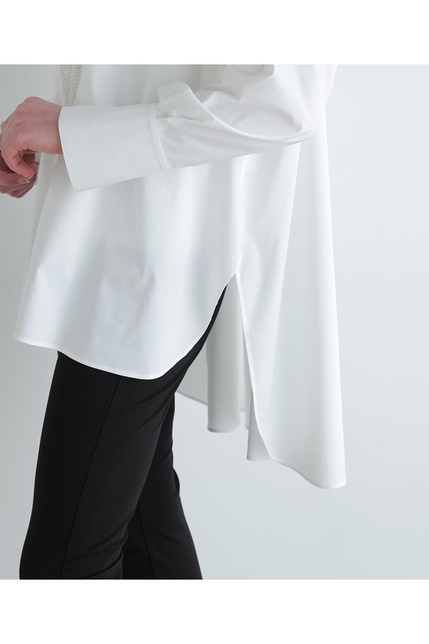 【ル フィル/LE PHIL】のレース切り替えブラウス 人気、トレンドファッション・服の通販 founy(ファニー) ファッション Fashion レディースファッション Fashion for Women トップス・カットソー Cut & Sew Tops シャツ・ブラウス・オフィスカジュアル Elegant Blouses & Button-Ups スリーブ Sleeve, Long Sleeve / Short Sleeve バランス Balance, Style Balance パターン Pattern, Design Print ビッグ Big, Oversized レース Lace, Lace Fabric ロング Long, Long-Length ワーク Workwear, Utility Style 春 Spring 羽織 Haori, Light Jacket other-8|ID: prp329100004847235 ipo3291000000035922131