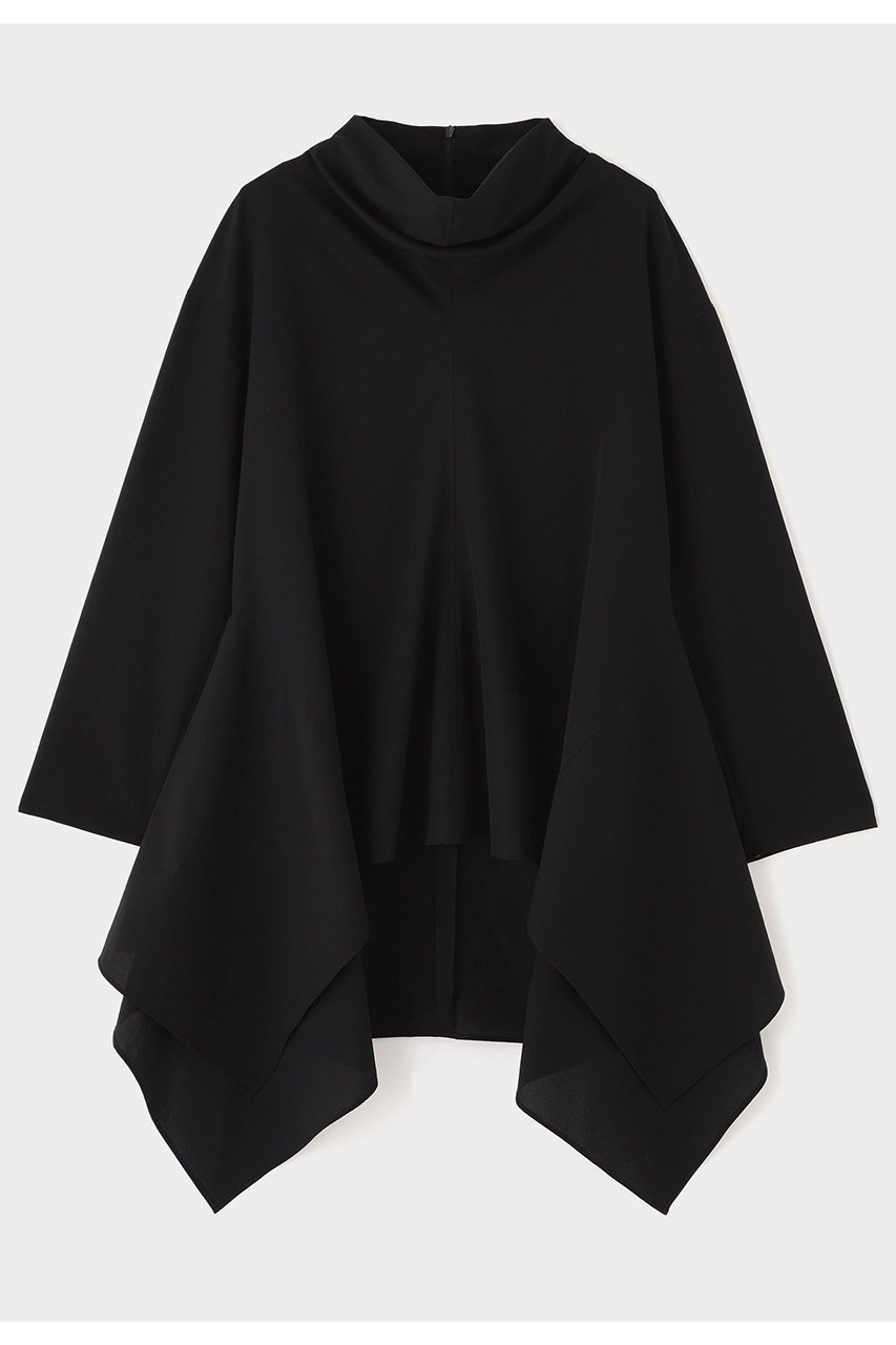 【ル フィル/LE PHIL】のクールドットサイドヘムブラウス インテリア・キッズ・メンズ・レディースファッション・服の通販 founy(ファニー) ファッション Fashion レディースファッション Fashion for Women トップス・カットソー Cut & Sew Tops シャツ・ブラウス・オフィスカジュアル Elegant Blouses & Button-Ups ストレッチ Stretch, Stretchy Fabric スポーティ Sporty, Casual Athletic スリーブ Sleeve, Long Sleeve / Short Sleeve ビッグ Big, Oversized リップ Lip, Lip Motif ロング Long, Long-Length 旅行 Travel ブラック|ID: prp329100004847236 ipo3291000000035922134