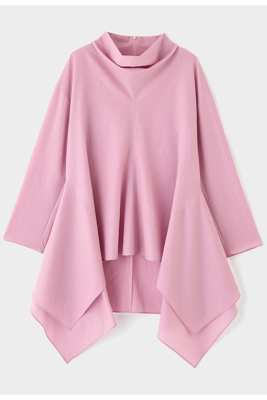 【ル フィル/LE PHIL】のクールドットサイドヘムブラウス インテリア・キッズ・メンズ・レディースファッション・服の通販 founy(ファニー) ファッション Fashion レディースファッション Fashion for Women トップス・カットソー Cut & Sew Tops シャツ・ブラウス・オフィスカジュアル Elegant Blouses & Button-Ups ストレッチ Stretch, Stretchy Fabric スポーティ Sporty, Casual Athletic スリーブ Sleeve, Long Sleeve / Short Sleeve ビッグ Big, Oversized リップ Lip, Lip Motif ロング Long, Long-Length 旅行 Travel ピンク|ID: prp329100004847236 ipo3291000000035922135