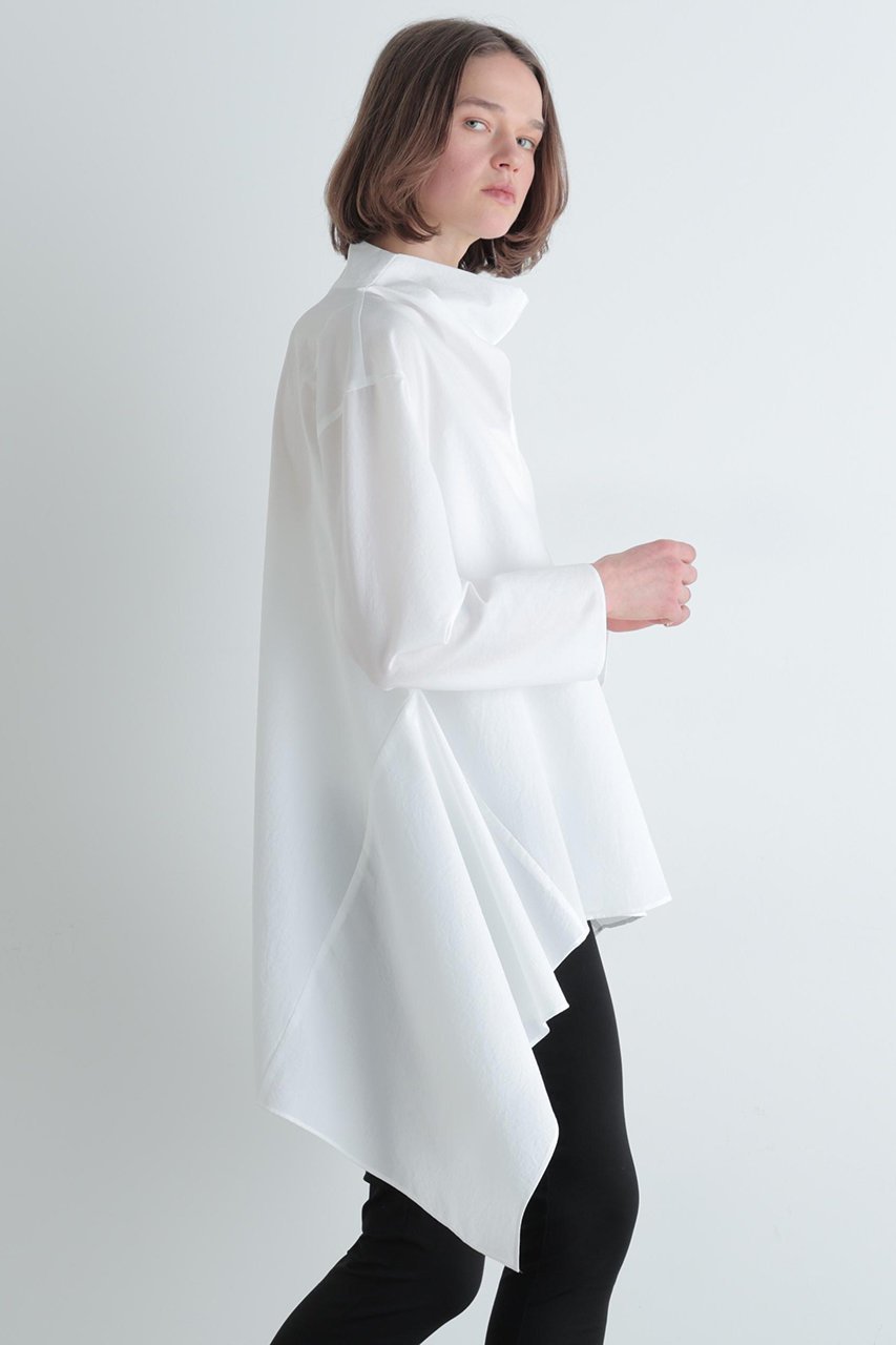 【ル フィル/LE PHIL】のクールドットサイドヘムブラウス 人気、トレンドファッション・服の通販 founy(ファニー) ファッション Fashion レディースファッション Fashion for Women トップス・カットソー Cut & Sew Tops シャツ・ブラウス・オフィスカジュアル Elegant Blouses & Button-Ups ストレッチ Stretch, Stretchy Fabric スポーティ Sporty, Casual Athletic スリーブ Sleeve, Long Sleeve / Short Sleeve ビッグ Big, Oversized リップ Lip, Lip Motif ロング Long, Long-Length 旅行 Travel other-4|ID: prp329100004847236 ipo3291000000035922138