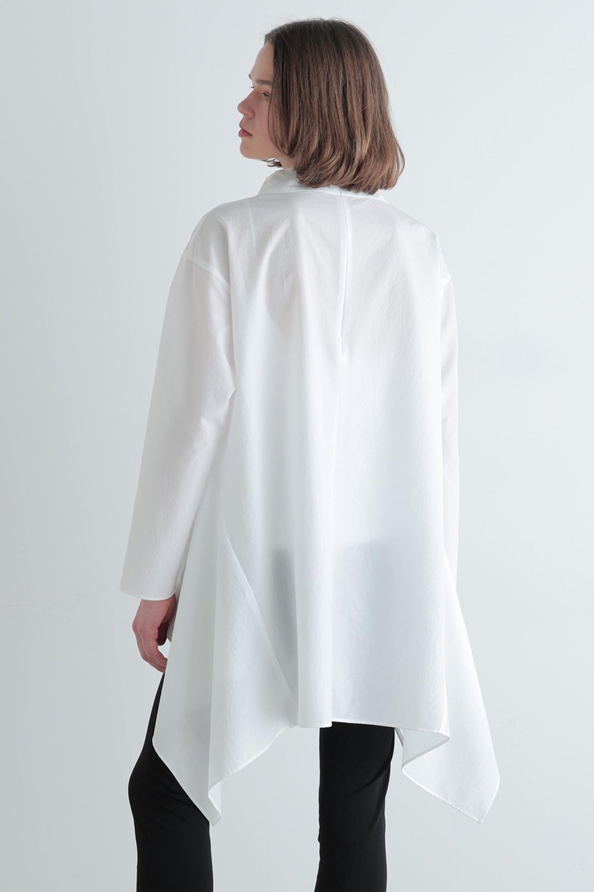 【ル フィル/LE PHIL】のクールドットサイドヘムブラウス 人気、トレンドファッション・服の通販 founy(ファニー) ファッション Fashion レディースファッション Fashion for Women トップス・カットソー Cut & Sew Tops シャツ・ブラウス・オフィスカジュアル Elegant Blouses & Button-Ups ストレッチ Stretch, Stretchy Fabric スポーティ Sporty, Casual Athletic スリーブ Sleeve, Long Sleeve / Short Sleeve ビッグ Big, Oversized リップ Lip, Lip Motif ロング Long, Long-Length 旅行 Travel other-5|ID: prp329100004847236 ipo3291000000035922139