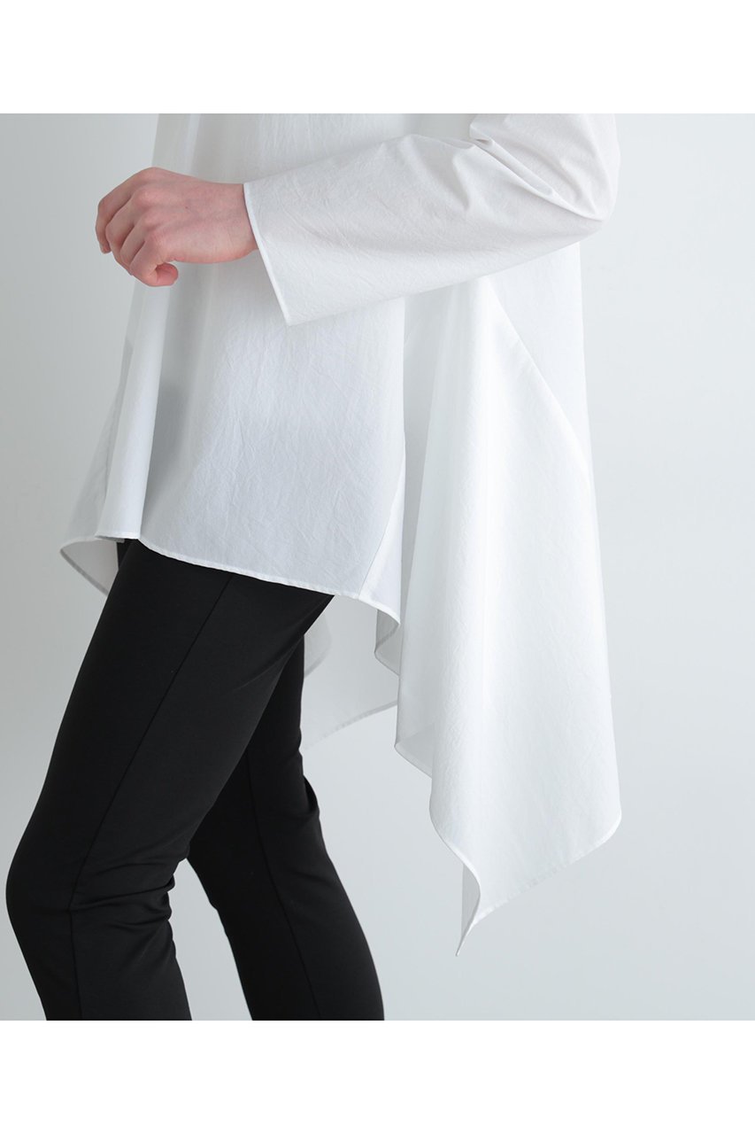 【ル フィル/LE PHIL】のクールドットサイドヘムブラウス 人気、トレンドファッション・服の通販 founy(ファニー) ファッション Fashion レディースファッション Fashion for Women トップス・カットソー Cut & Sew Tops シャツ・ブラウス・オフィスカジュアル Elegant Blouses & Button-Ups ストレッチ Stretch, Stretchy Fabric スポーティ Sporty, Casual Athletic スリーブ Sleeve, Long Sleeve / Short Sleeve ビッグ Big, Oversized リップ Lip, Lip Motif ロング Long, Long-Length 旅行 Travel other-8|ID: prp329100004847236 ipo3291000000035922142