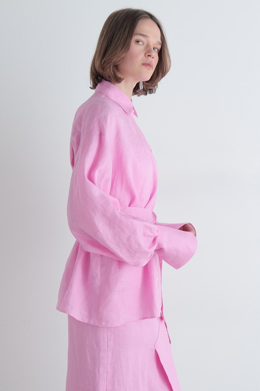 【ル フィル/LE PHIL】のリネンブラウス 人気、トレンドファッション・服の通販 founy(ファニー) 　ファッション　Fashion　レディースファッション　Fashion for Women　トップス・カットソー　Cut & Sew Tops　シャツ・ブラウス・オフィスカジュアル　Elegant Blouses & Button-Ups　2026年　2026　オケージョン　Occasion Wear　カシュクール　Wrap Design　スタンダード　Standard, Basic　スリーブ　Sleeve, Long Sleeve / Short Sleeve　フェミニン　Feminine, Girly　リネン　Linen, Linen Fabric　レギュラー　Regular, Standard Fit　ロング　Long, Long-Length　夏　Summer　春　Spring　S/S・春夏　SS, Spring/Summer, Warm Season　other-4|ID: prp329100004847238 ipo3291000000035852847