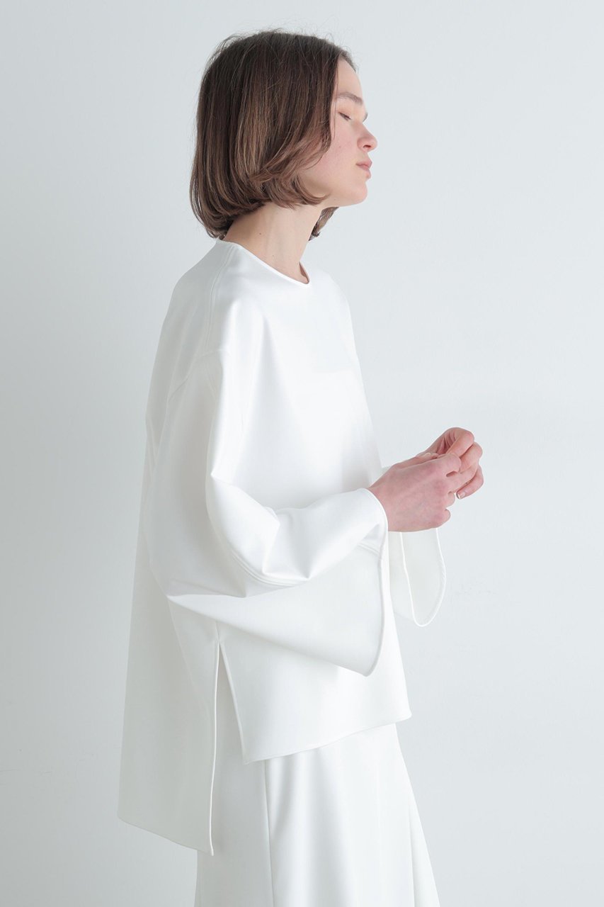 【ル フィル/LE PHIL】の2WAYポンチブラウス 人気、トレンドファッション・服の通販 founy(ファニー) 　ファッション　Fashion　レディースファッション　Fashion for Women　トップス・カットソー　Cut & Sew Tops　シャツ・ブラウス・オフィスカジュアル　Elegant Blouses & Button-Ups　なめらか　Smooth, Silky Texture　シンプル　Simple, Minimal　スリーブ　Sleeve, Long Sleeve / Short Sleeve　ロング　Long, Long-Length　ワイド　Wide, Wide Fit　other-4|ID: prp329100004847240 ipo3291000000035922148