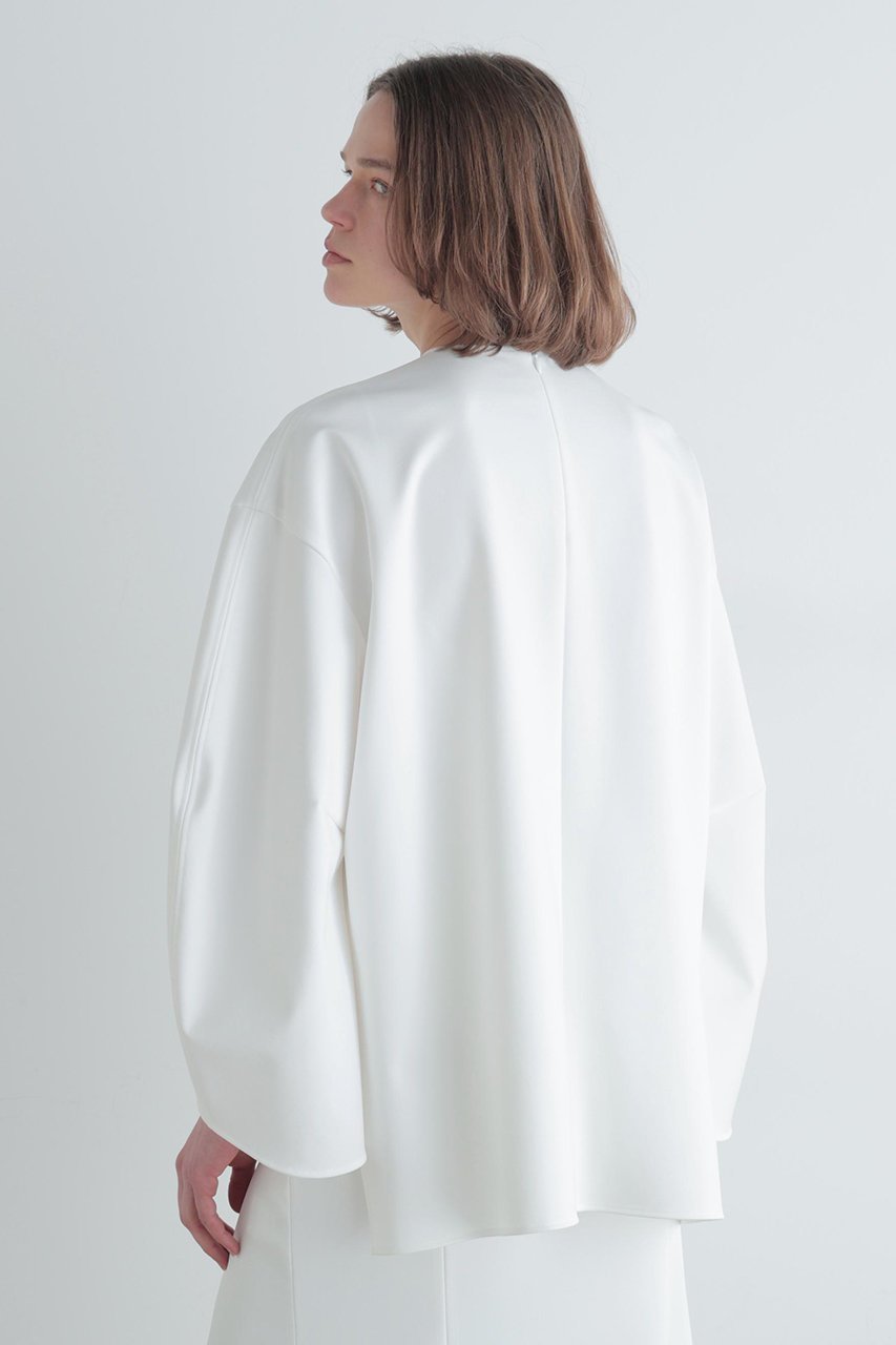 【ル フィル/LE PHIL】の2WAYポンチブラウス 人気、トレンドファッション・服の通販 founy(ファニー) 　ファッション　Fashion　レディースファッション　Fashion for Women　トップス・カットソー　Cut & Sew Tops　シャツ・ブラウス・オフィスカジュアル　Elegant Blouses & Button-Ups　なめらか　Smooth, Silky Texture　シンプル　Simple, Minimal　スリーブ　Sleeve, Long Sleeve / Short Sleeve　ロング　Long, Long-Length　ワイド　Wide, Wide Fit　other-5|ID: prp329100004847240 ipo3291000000035922149