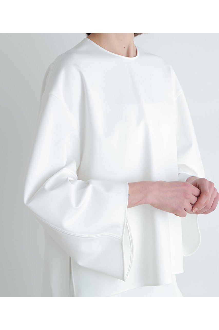 【ル フィル/LE PHIL】の2WAYポンチブラウス 人気、トレンドファッション・服の通販 founy(ファニー) 　ファッション　Fashion　レディースファッション　Fashion for Women　トップス・カットソー　Cut & Sew Tops　シャツ・ブラウス・オフィスカジュアル　Elegant Blouses & Button-Ups　なめらか　Smooth, Silky Texture　シンプル　Simple, Minimal　スリーブ　Sleeve, Long Sleeve / Short Sleeve　ロング　Long, Long-Length　ワイド　Wide, Wide Fit　other-7|ID: prp329100004847240 ipo3291000000035922151