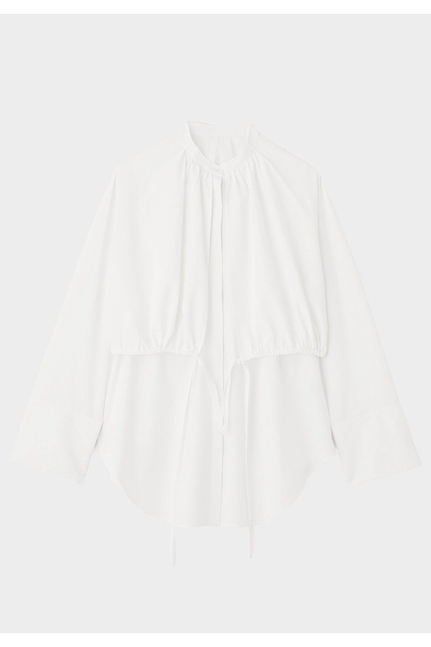 【ル フィル/LE PHIL】のケープカフスブラウス 人気、トレンドファッション・服の通販 founy(ファニー) 　ファッション　Fashion　レディースファッション　Fashion for Women　トップス・カットソー　Cut & Sew Tops　シャツ・ブラウス・オフィスカジュアル　Elegant Blouses & Button-Ups　2026年　2026　おすすめ　Recommended / Our Picks　ギャザー　Gathered, Ruffled　ショート　Short, Short Length　スリーブ　Sleeve, Long Sleeve / Short Sleeve　タイプライター　Typewriter Fabric, Crisp Cotton　ドローコード　Drawcord, Drawstring Cord　ビッグ　Big, Oversized　ロング　Long, Long-Length　ワイド　Wide, Wide Fit　夏　Summer　春　Spring　S/S・春夏　SS, Spring/Summer, Warm Season　 other-1|ID: prp329100004847244 ipo3291000000035404060