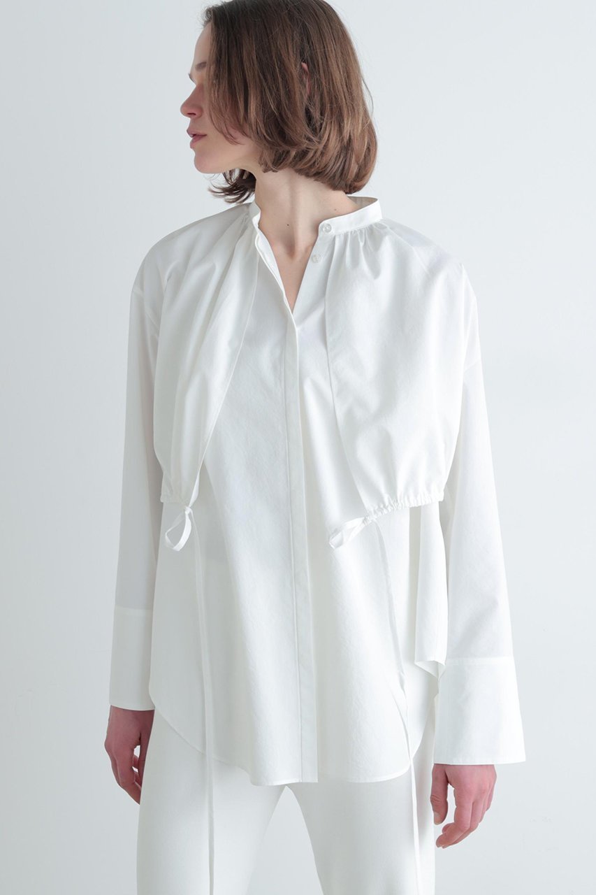 【ル フィル/LE PHIL】のケープカフスブラウス 人気、トレンドファッション・服の通販 founy(ファニー) 　ファッション　Fashion　レディースファッション　Fashion for Women　トップス・カットソー　Cut & Sew Tops　シャツ・ブラウス・オフィスカジュアル　Elegant Blouses & Button-Ups　2026年　2026　おすすめ　Recommended / Our Picks　ギャザー　Gathered, Ruffled　ショート　Short, Short Length　スリーブ　Sleeve, Long Sleeve / Short Sleeve　タイプライター　Typewriter Fabric, Crisp Cotton　ドローコード　Drawcord, Drawstring Cord　ビッグ　Big, Oversized　ロング　Long, Long-Length　ワイド　Wide, Wide Fit　夏　Summer　春　Spring　S/S・春夏　SS, Spring/Summer, Warm Season　other-2|ID: prp329100004847244 ipo3291000000035404064