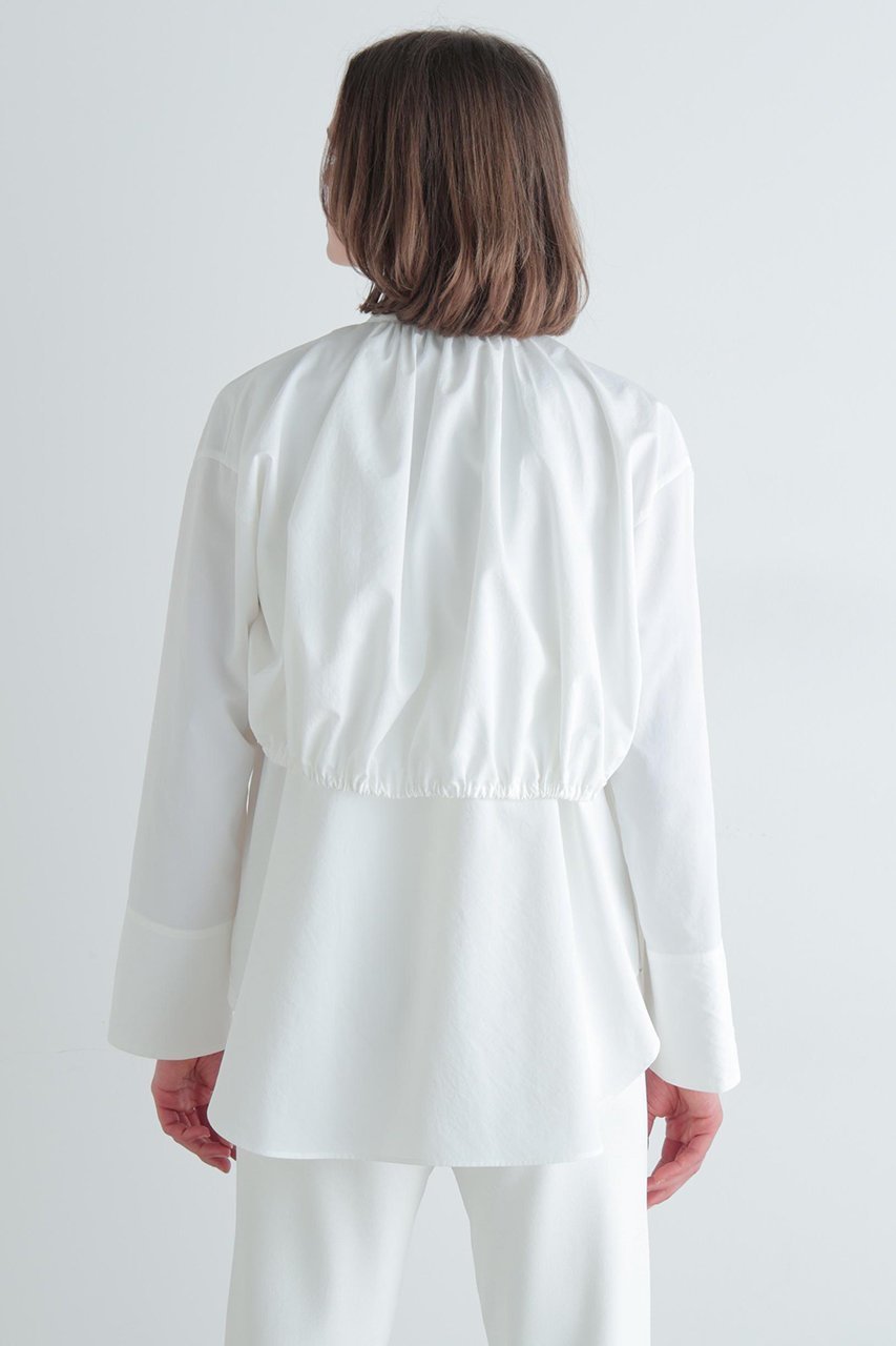 【ル フィル/LE PHIL】のケープカフスブラウス 人気、トレンドファッション・服の通販 founy(ファニー) 　ファッション　Fashion　レディースファッション　Fashion for Women　トップス・カットソー　Cut & Sew Tops　シャツ・ブラウス・オフィスカジュアル　Elegant Blouses & Button-Ups　2026年　2026　おすすめ　Recommended / Our Picks　ギャザー　Gathered, Ruffled　ショート　Short, Short Length　スリーブ　Sleeve, Long Sleeve / Short Sleeve　タイプライター　Typewriter Fabric, Crisp Cotton　ドローコード　Drawcord, Drawstring Cord　ビッグ　Big, Oversized　ロング　Long, Long-Length　ワイド　Wide, Wide Fit　夏　Summer　春　Spring　S/S・春夏　SS, Spring/Summer, Warm Season　other-5|ID: prp329100004847244 ipo3291000000035404067