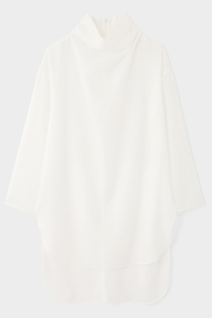 【ル フィル/LE PHIL】のハイネックシアーボイルブラウス インテリア・キッズ・メンズ・レディースファッション・服の通販 founy(ファニー) 　ファッション　Fashion　レディースファッション　Fashion for Women　トップス・カットソー　Cut & Sew Tops　シャツ・ブラウス・オフィスカジュアル　Elegant Blouses & Button-Ups　2026年　2026　インナー　Innerwear　シアー　Sheer, See-Through　ジャケット　Jacket, Outerwear　スリーブ　Sleeve, Long Sleeve / Short Sleeve　ハイネック　High Neck, Mock Neck　パターン　Pattern, Design Print　ロング　Long, Long-Length　夏　Summer　春　Spring　S/S・春夏　SS, Spring/Summer, Warm Season　ホワイト|ID: prp329100004847246 ipo3291000000035404075