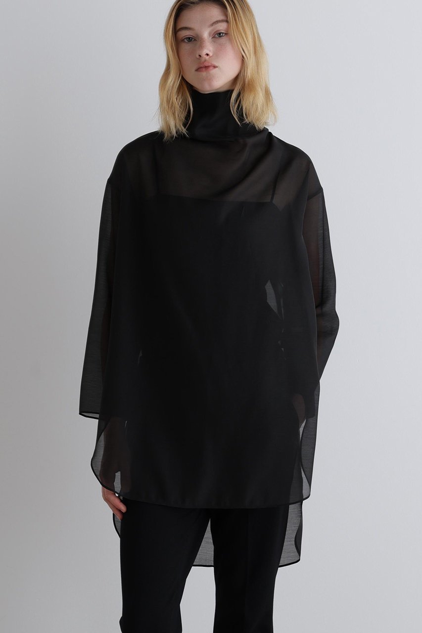 【ル フィル/LE PHIL】のハイネックシアーボイルブラウス 人気、トレンドファッション・服の通販 founy(ファニー) 　ファッション　Fashion　レディースファッション　Fashion for Women　トップス・カットソー　Cut & Sew Tops　シャツ・ブラウス・オフィスカジュアル　Elegant Blouses & Button-Ups　2026年　2026　インナー　Innerwear　シアー　Sheer, See-Through　ジャケット　Jacket, Outerwear　スリーブ　Sleeve, Long Sleeve / Short Sleeve　ハイネック　High Neck, Mock Neck　パターン　Pattern, Design Print　ロング　Long, Long-Length　夏　Summer　春　Spring　S/S・春夏　SS, Spring/Summer, Warm Season　other-2|ID: prp329100004847246 ipo3291000000035404077