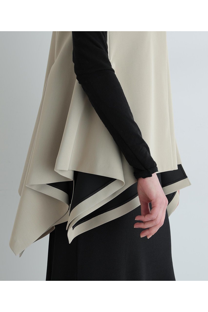 【ル フィル/LE PHIL】のドライツイルランダムヘムジレ 人気、トレンドファッション・服の通販 founy(ファニー) 　ファッション　Fashion　レディースファッション　Fashion for Women　アウター　Coat / Outerwear Collection　レディースジャケット・軽アウター　Jackets　ジャケット　Jacket, Outerwear　スタンダード　Standard, Basic　ストレッチ　Stretch, Stretchy Fabric　パターン　Pattern, Design Print　フェミニン　Feminine, Girly　other-7|ID: prp329100004847247 ipo3291000000035853526