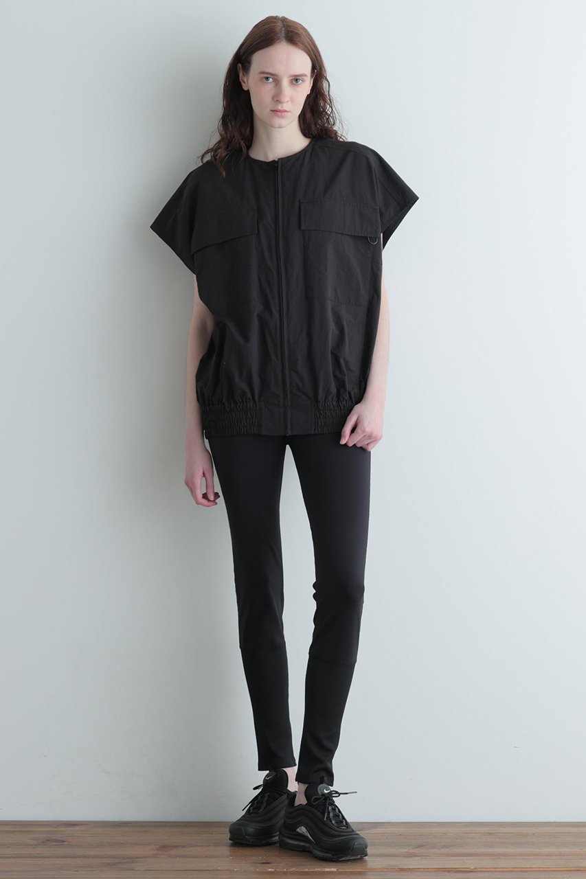 【ル フィル/LE PHIL】の《LE PHIL SPORTS》ライトシェルタフタノースリーブジャケット 人気、トレンドファッション・服の通販 founy(ファニー) 　ファッション　Fashion　レディースファッション　Fashion for Women　アウター　Coat / Outerwear Collection　レディースジャケット・軽アウター　Jackets　ジャケット　Jacket, Outerwear　スタンダード　Standard, Basic　スリーブ　Sleeve, Long Sleeve / Short Sleeve　テーパード　Tapered, Tapered Pants　フレンチ　French, French Style　ポケット　Pocket, Pocket Detail　レギンス　Leggings, Stretch Pants　other-3|ID: prp329100004847254 ipo3291000000035922209